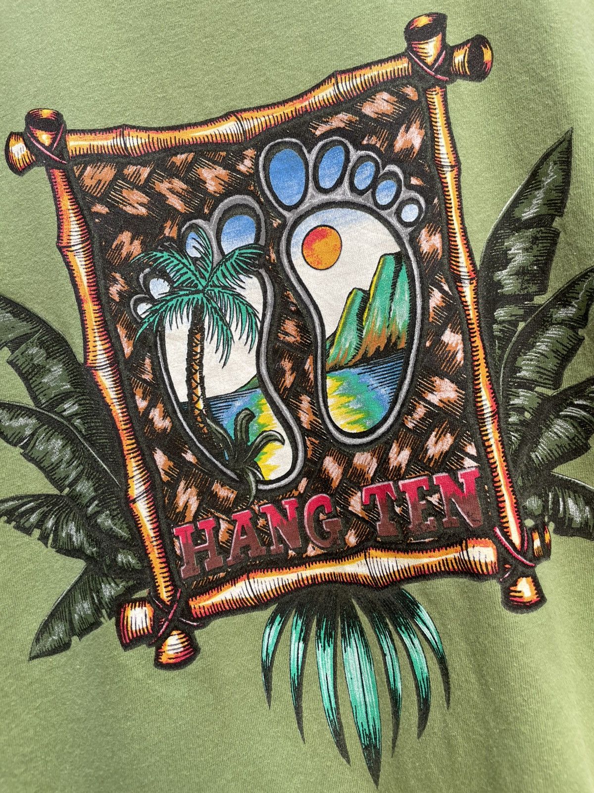 Hang Ten Vintage HANG TEN surf streetwear tee shirt size M Size US M / EU 48-50 / 2 - 2 Thumbnail