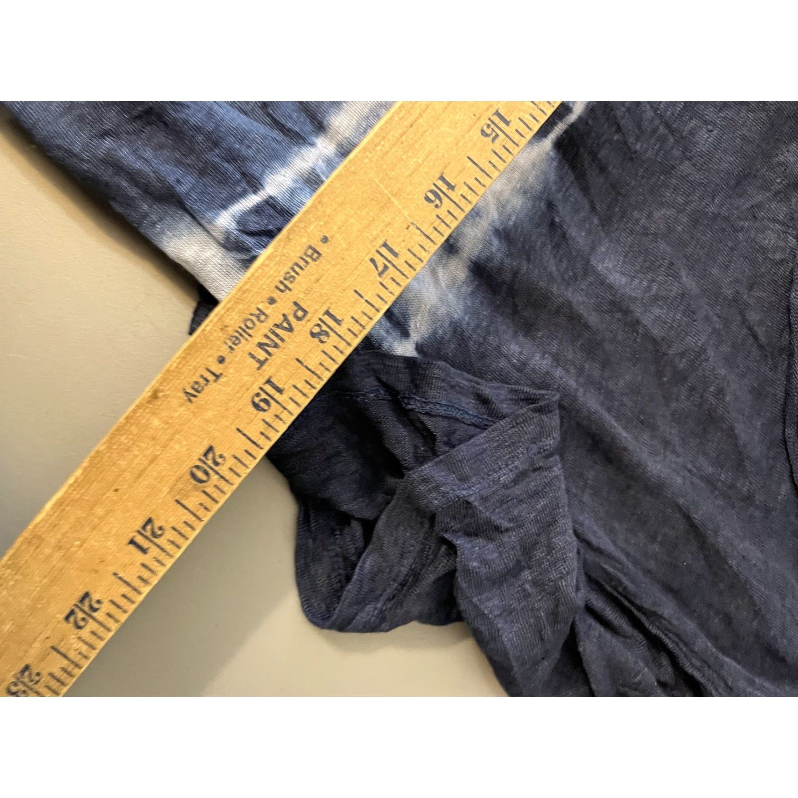Vince Camuto Vince Camuto Turo Blue Tie-dye Linen Sweater XL Women Pullover Crew Neck Casual Lightweight Breathable Colorful Sat ス Size XL / US 12-14 / IT 48-50 - 6 Thumbnail