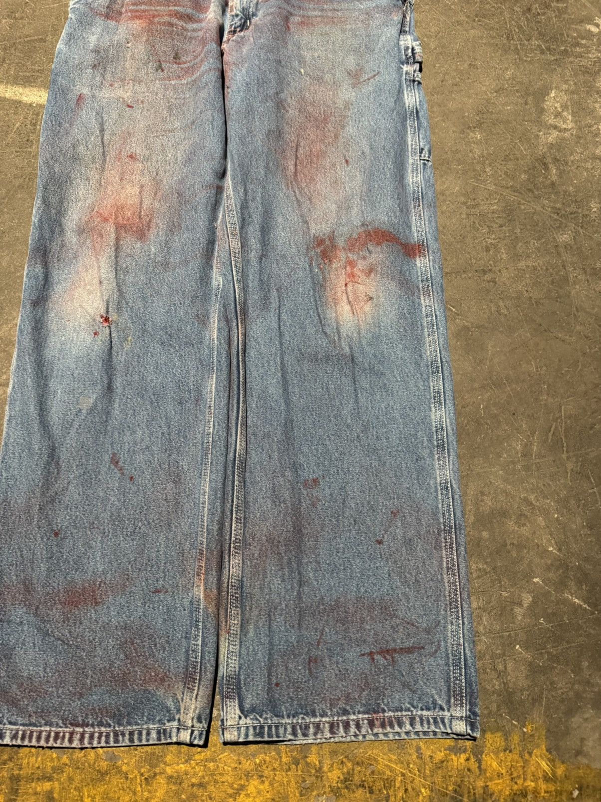 Carhartt × Vintage Vintage Distressed Carhartt Denim Carpenter Jeans Size 36x34 Size US 36 / EU 52 - 3 Thumbnail
