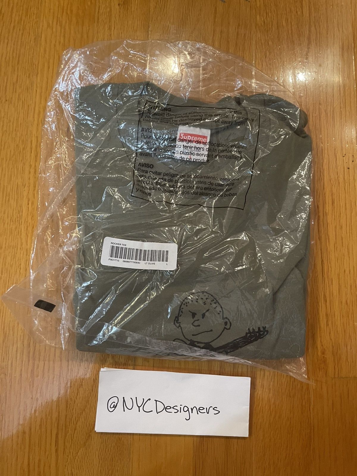Supreme Supreme Rocker Tee Size US L / EU 52-54 / 3 - 2 Thumbnail