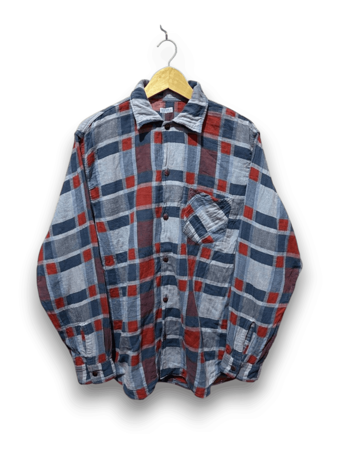 Sugar Cane Japan Plaid Flannel Shirt