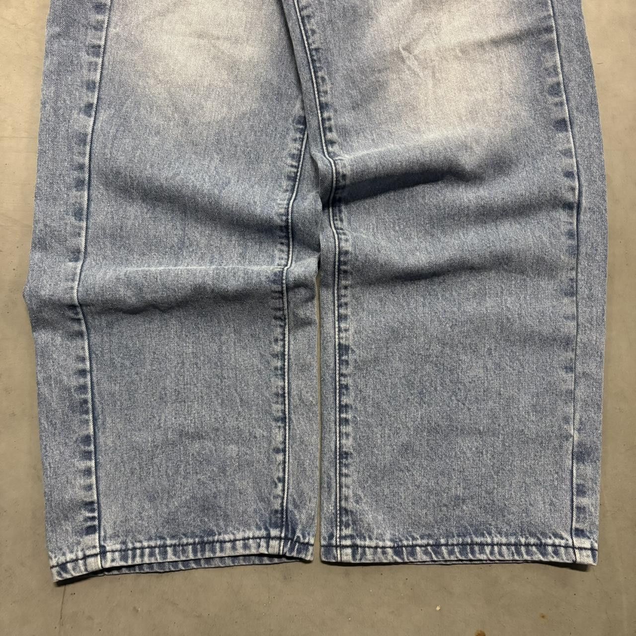 Vintage Crazy Vintage Y2K/2000s Super Baggy Wideleg Skater Style Light Wash Denim Jeans! Size US 34 / EU 50 - 5 Thumbnail