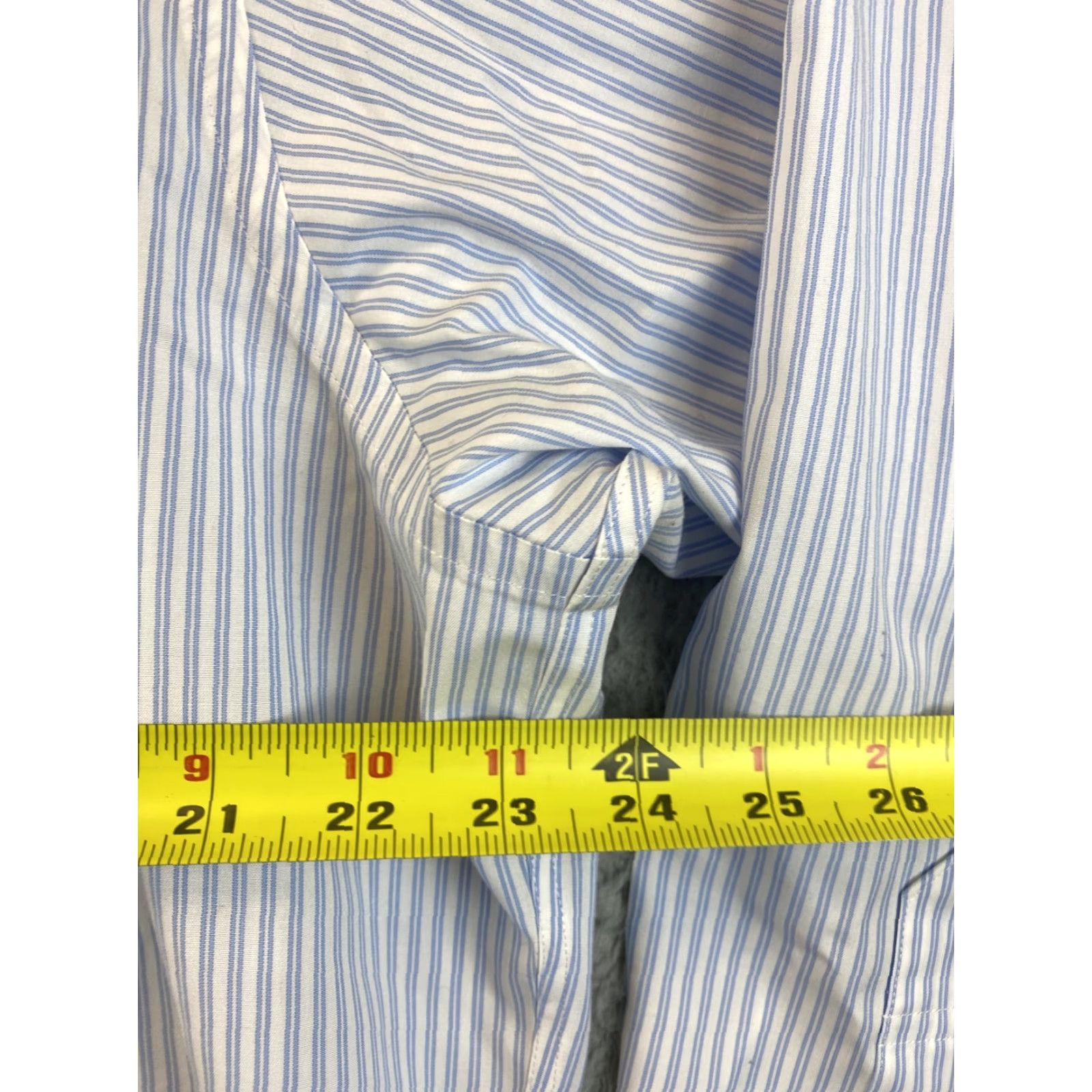 Brooks Brothers BROOKS BROTHERS Shirt Men 17.5 4/5 Button-Down Collared Oxford Non-Iron White Stripes Casual Classic Preppy Mens 17.5 Regular Size Multicolor Size US XL / EU 56 / 4 - 7 Thumbnail