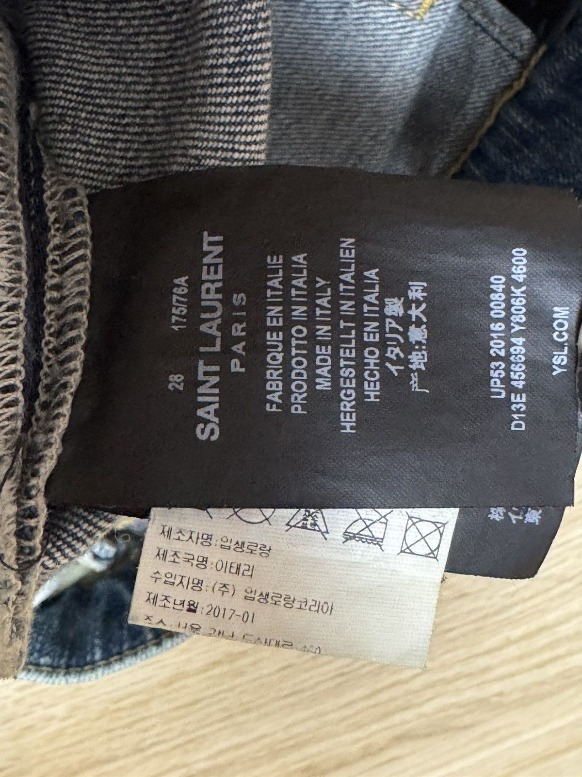 Saint Laurent Paris SS2016 Saint Laurent Studded Leather ‘D02’ Skinny Jeans Size US 28 / EU 44 - 6 Thumbnail