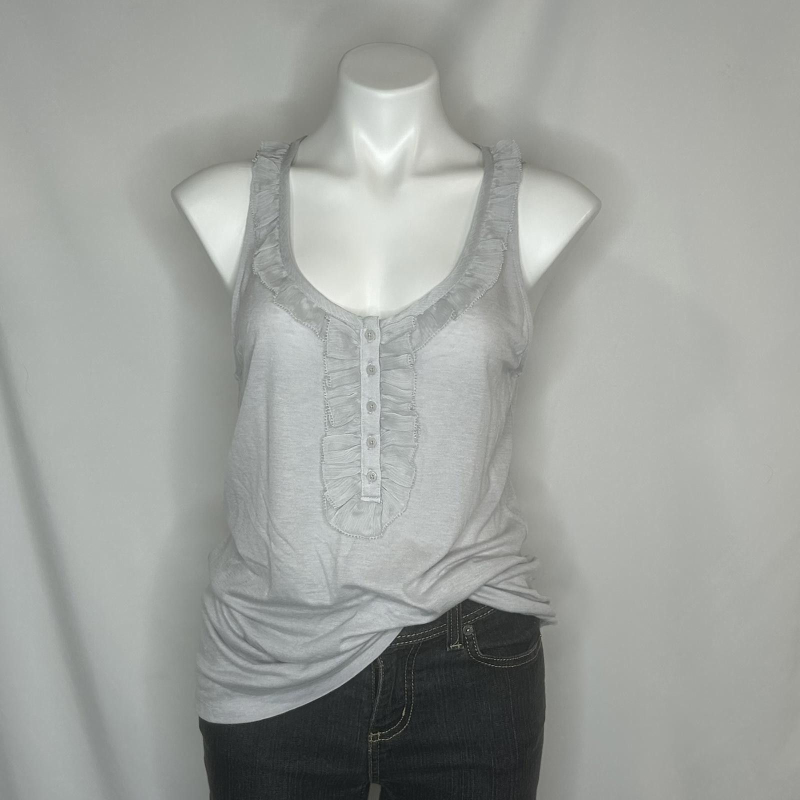 Banana Republic NWT - Banana Republic Ruffle Tank, Large Size L / US 10 / IT 46 - 1 Thumbnail