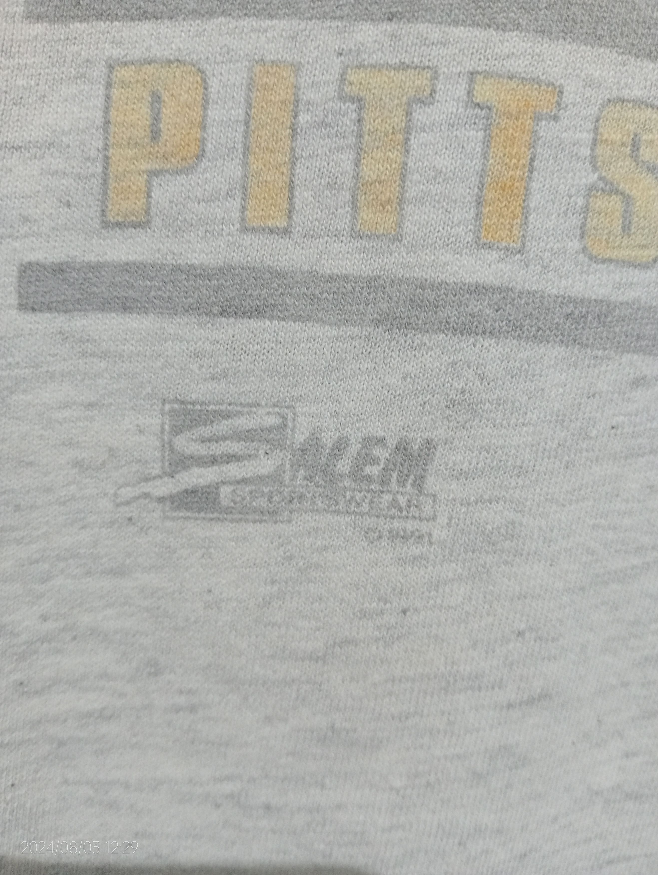 Salem Sportswear VTG '90s Distressed Salem Sportswear Pittsburgh Penguins Tee Size US M / EU 48-50 / 2 - 2 Thumbnail