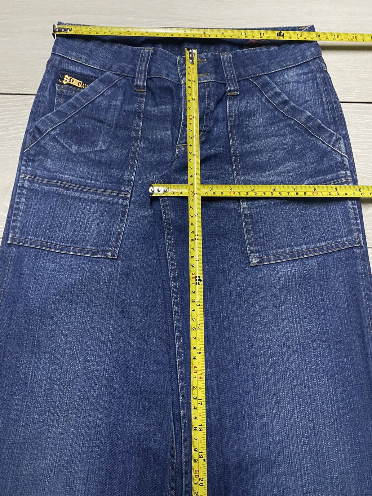 Joie Vintage Joie Blue Wash Super Baggy Jeans Size 28" / US 6 / IT 42 - 9 Thumbnail