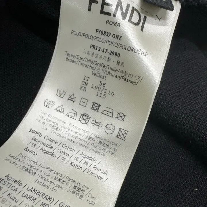 Fendi Fendi Casual Solid Color Short Sleeve T-shirt -2507 Size US XXL / EU 58 / 5 - 6 Thumbnail