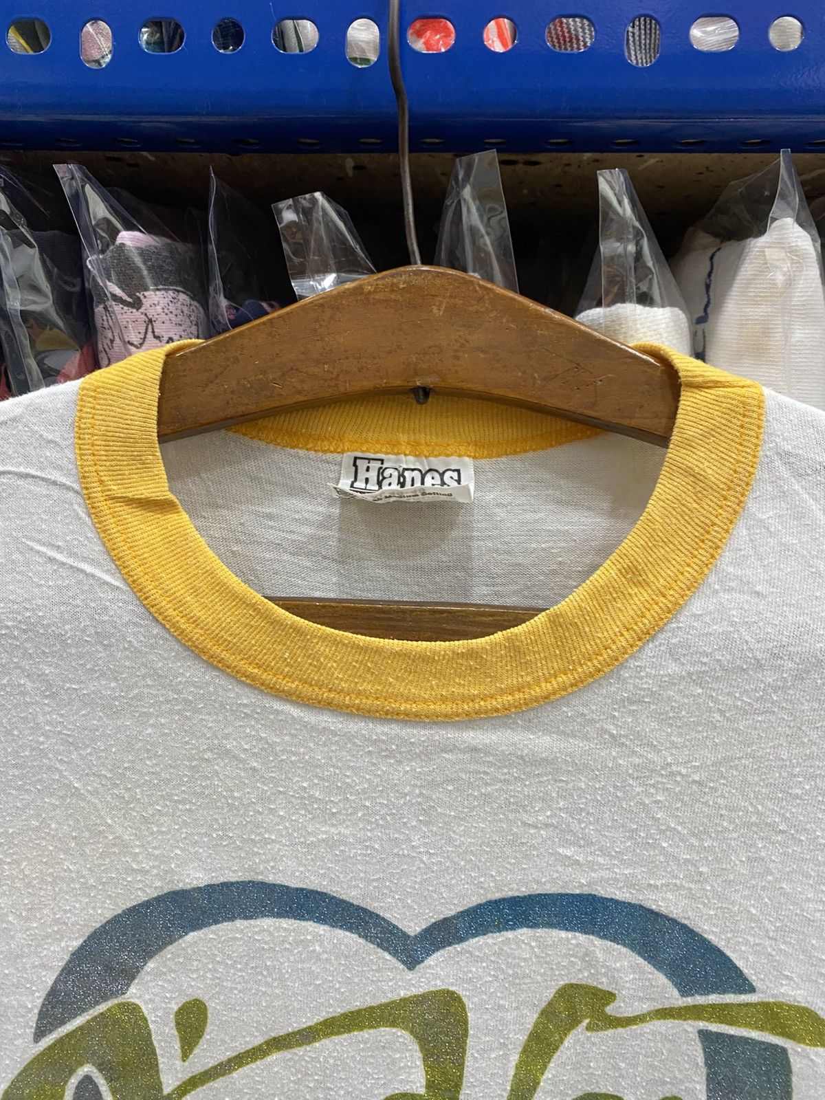 Hanes VINTAGE RINGER TSHIRT Size US L / EU 52-54 / 3 - 3 Thumbnail