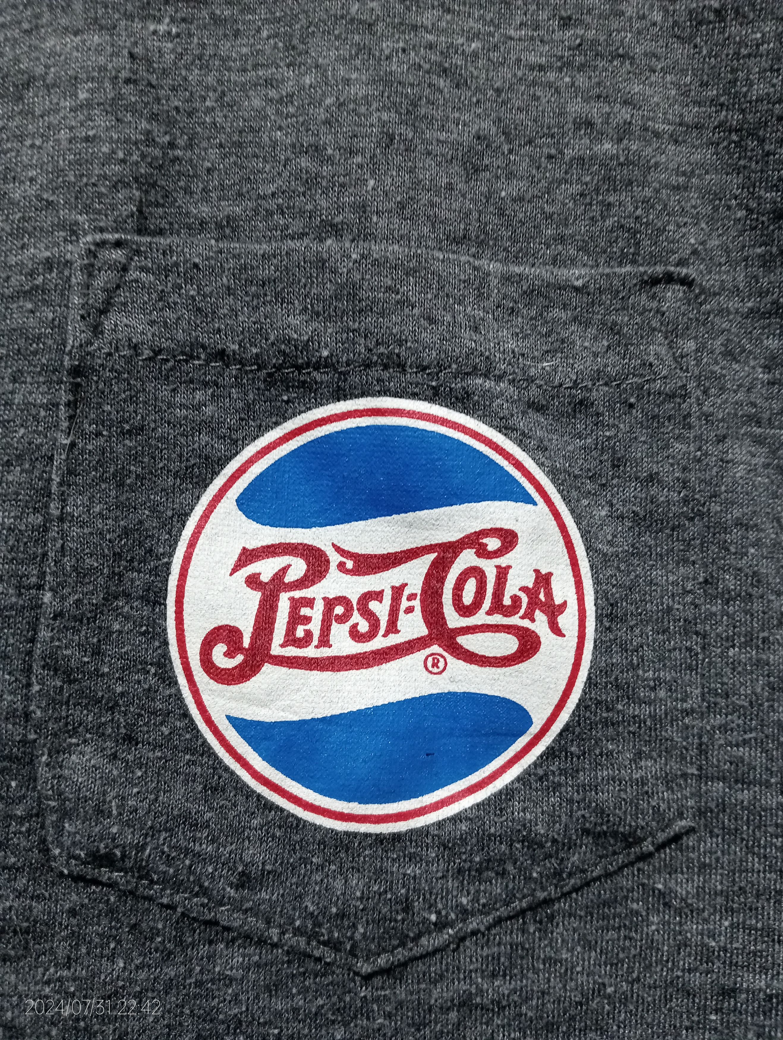 Coca Cola Vintage Pepsi-Cola Single Pocket Tee Very Rare Size US L / EU 52-54 / 3 - 8 Thumbnail