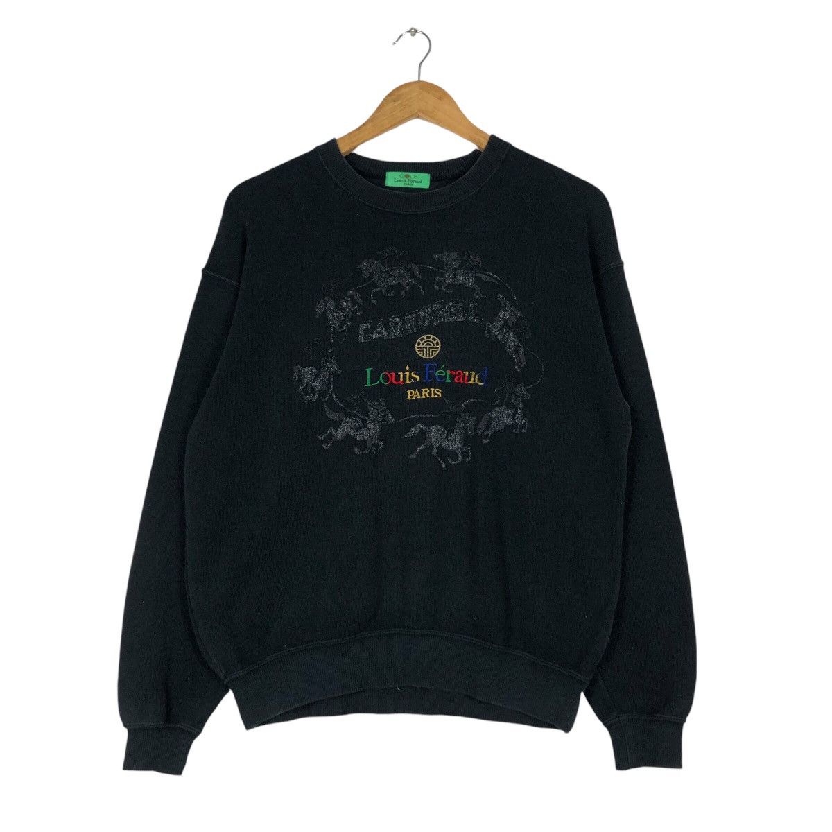 Designer × Louis Feraud Vintage Louis Feraud Paris Designer Sweathsirt Small Size US S / EU 44-46 / 1 - 1 Thumbnail
