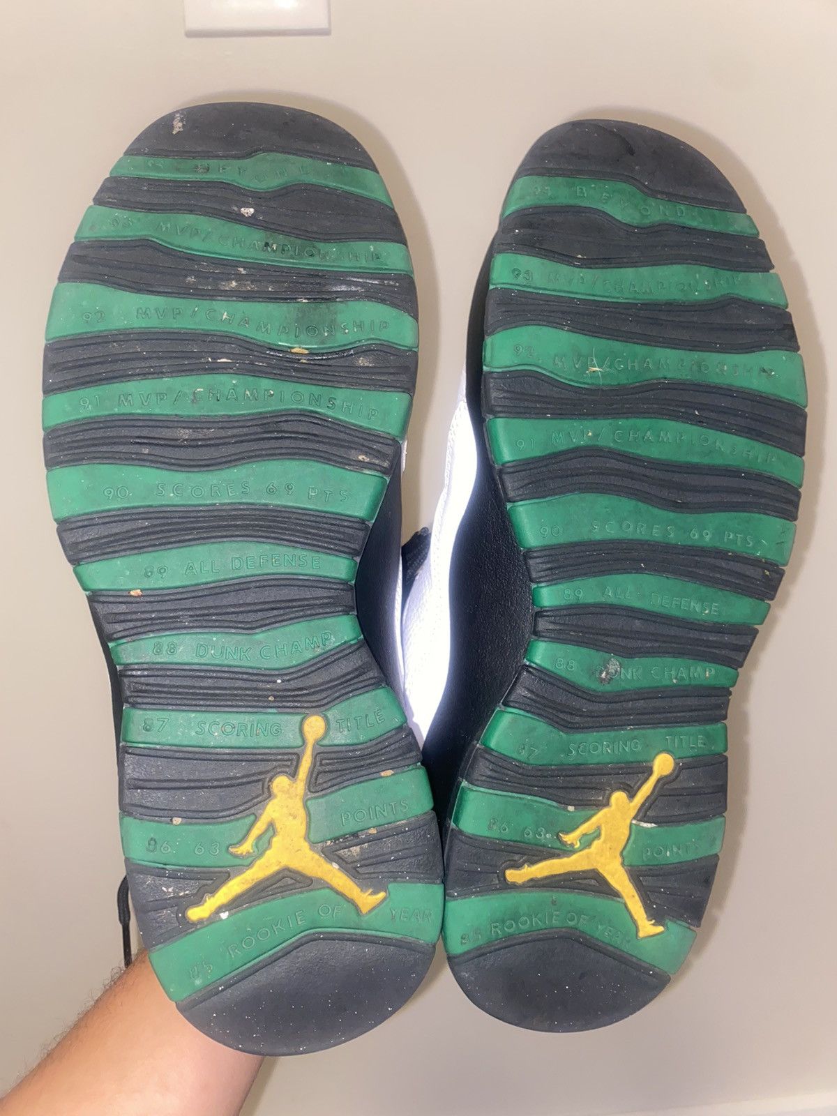 Jordan Brand Air Jordan 10 “SuperSonics” Retro Size US 12 / EU 45 - 13 Thumbnail