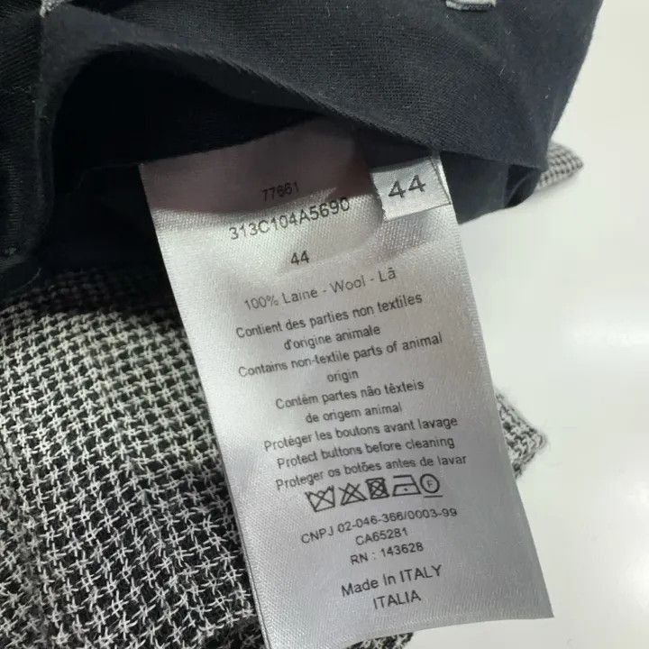Dior Dior Dior SS23 Erl Series Black Checked Casual Pants 0079- Size US 44 / EU 60 - 5 Thumbnail