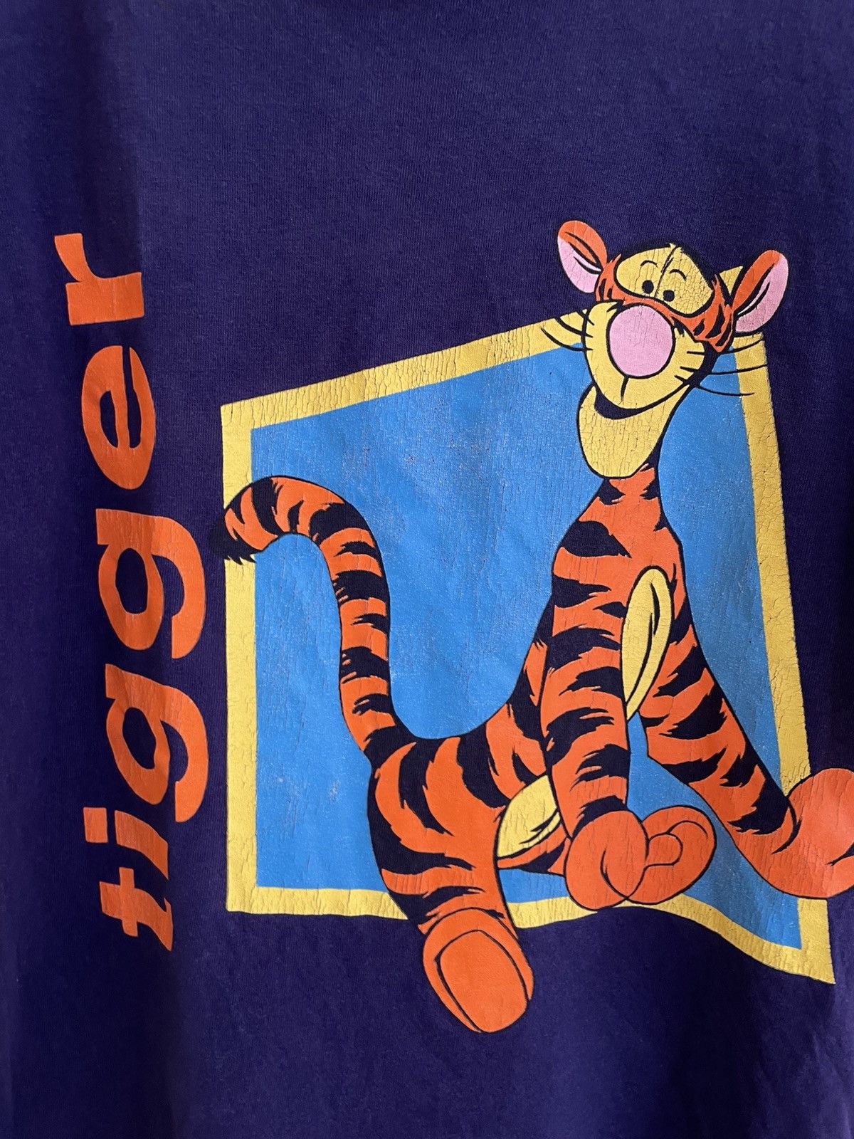 Disney Vintage 90s Tigger Winnie The Pooh Disney t shirt Size US L / EU 52-54 / 3 - 4 Thumbnail