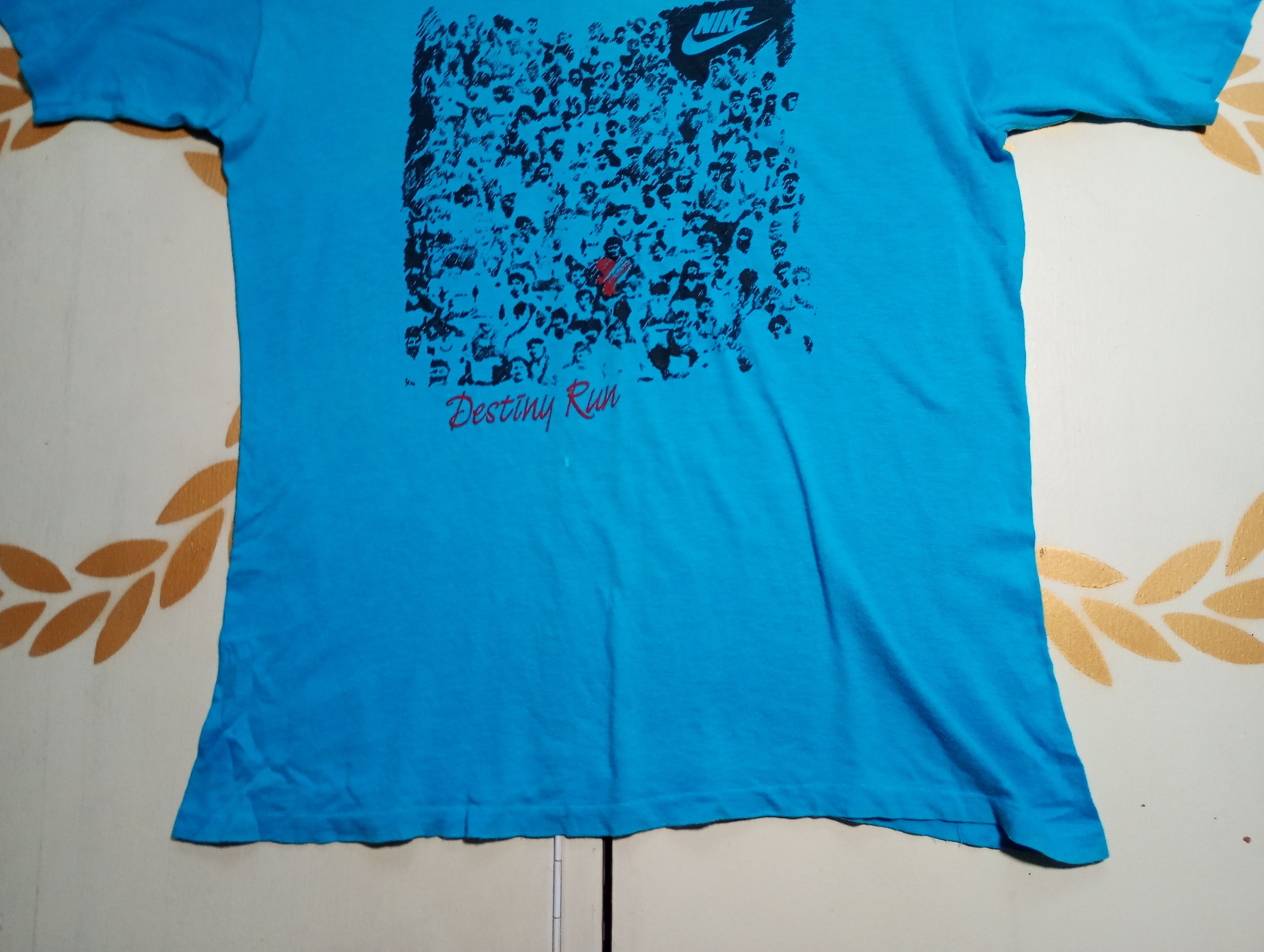 Nike × Vintage Nike Destiny Run T-Shirt Vintage 80's Size US M / EU 48-50 / 2 - 3 Thumbnail