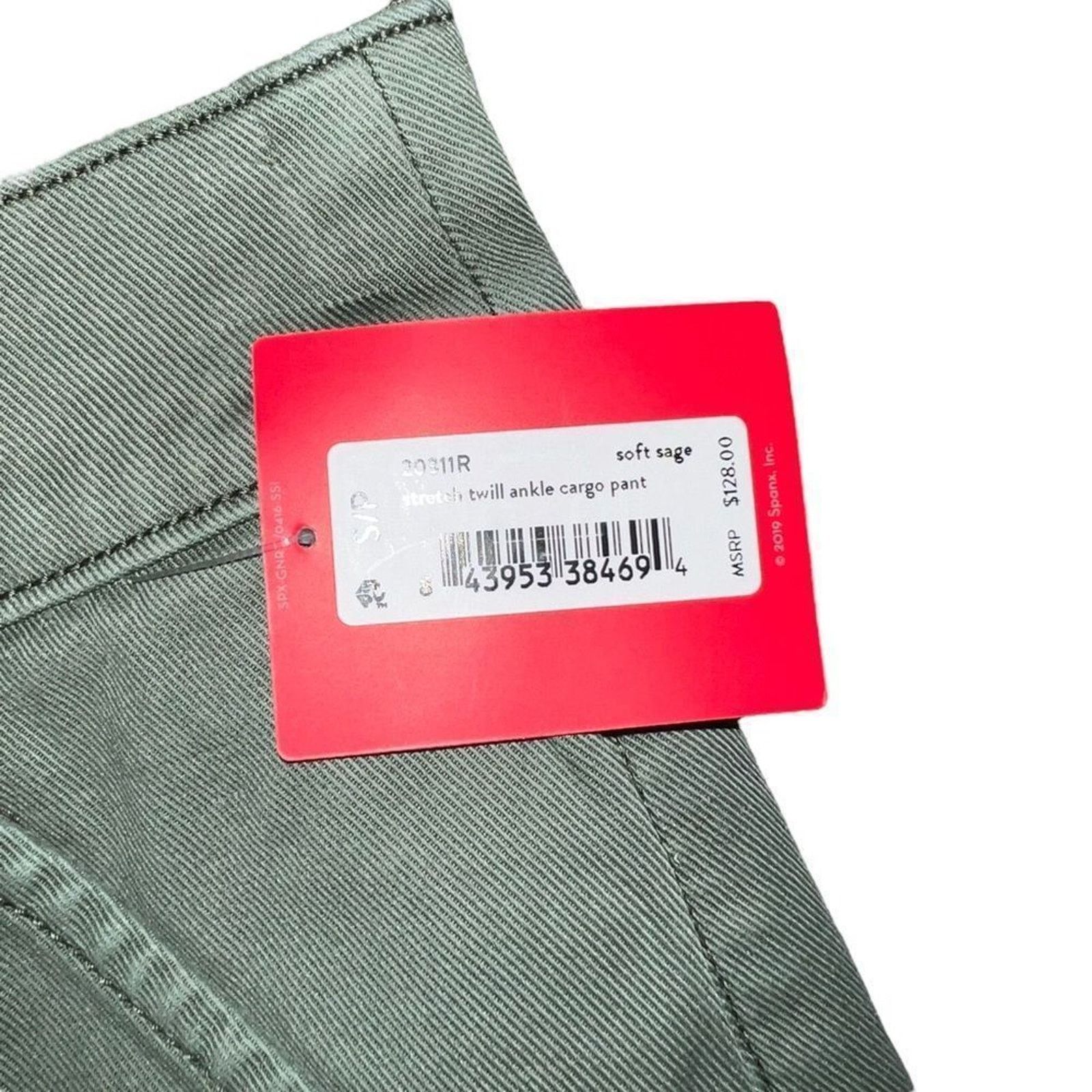 Spanx SPANX Cargo Pants Womens Small Green Utility Stretch Size 26" / US 2 / IT 38 - 7 Thumbnail
