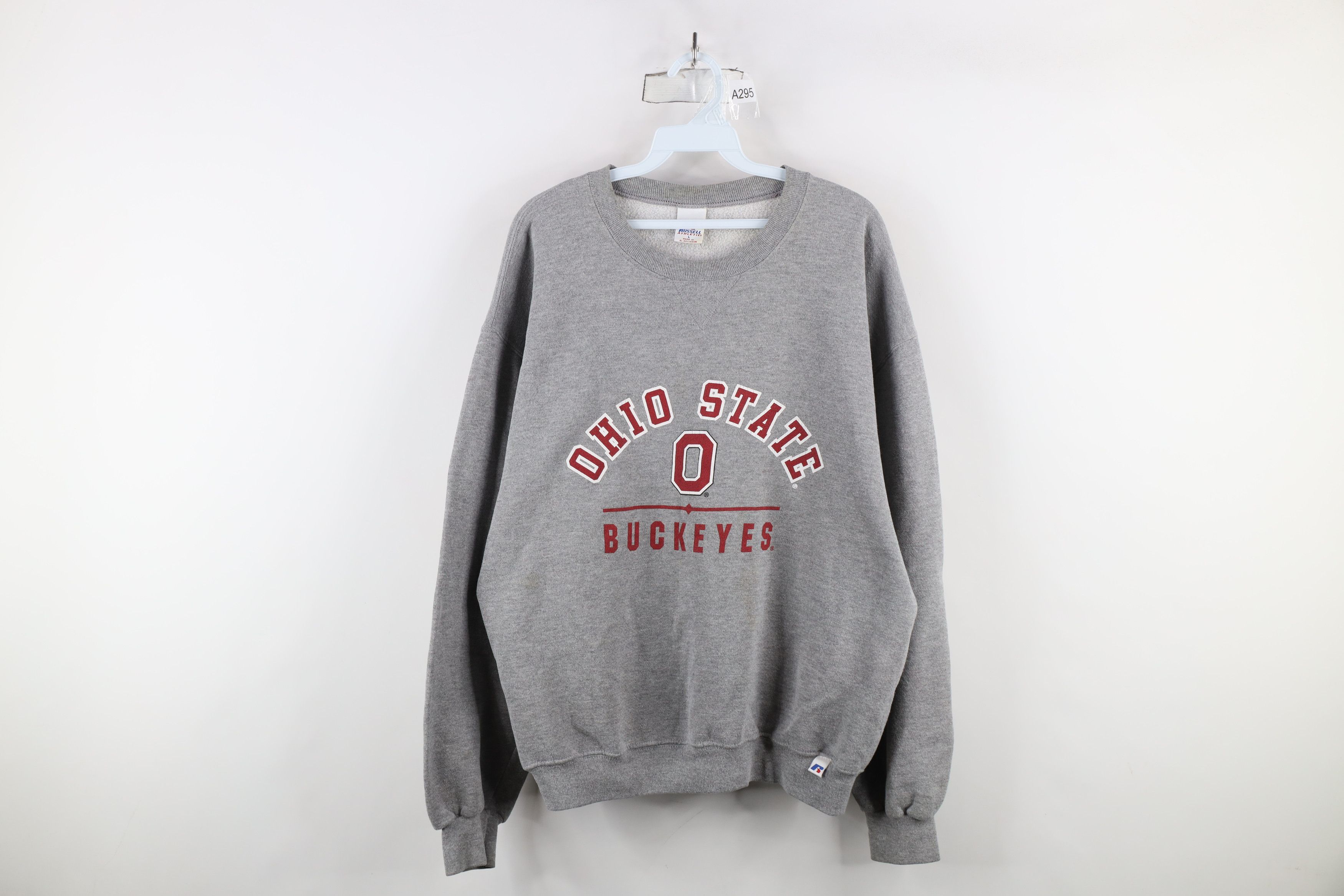 Russell Athletic × Vintage Vintage 90s Russell Athletic Ohio University Sweatshirt Size US L / EU 52-54 / 3 - 1 Thumbnail