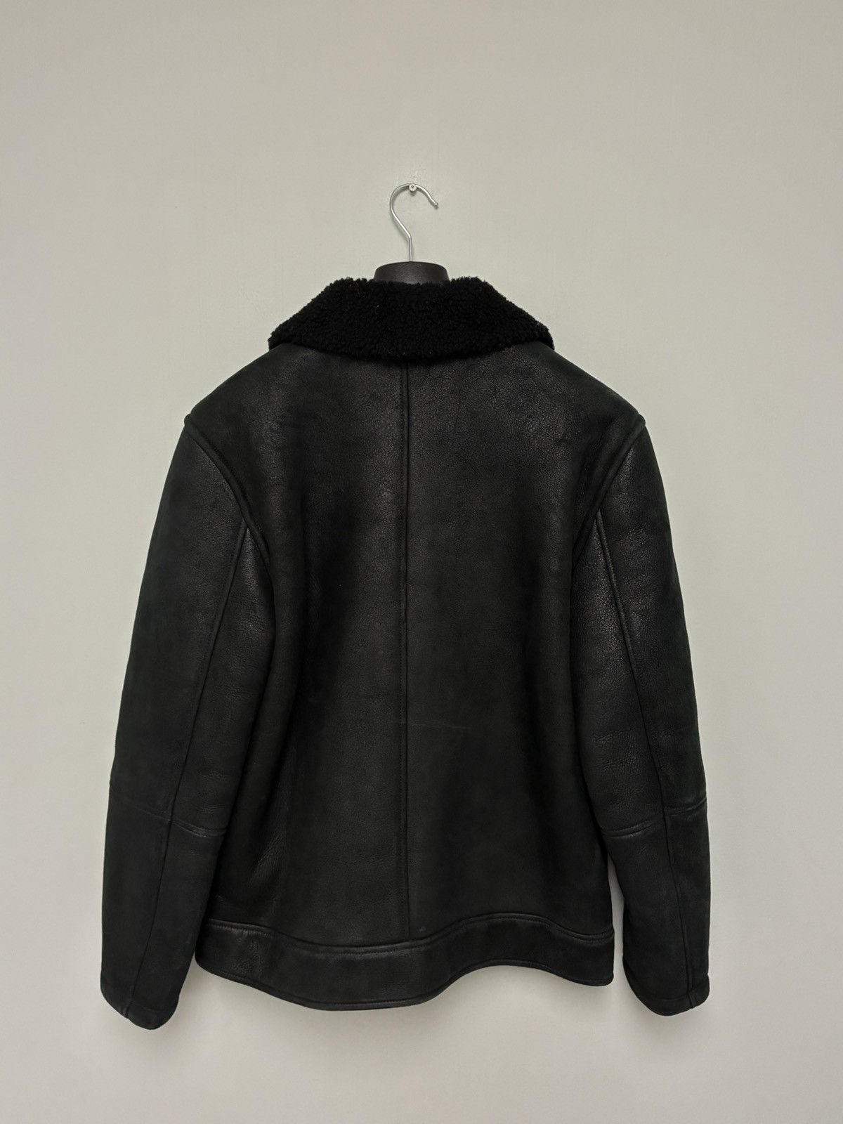 Todd Snyder Italian Shearling Leather Aviator Bomber Jacket Large Size US L / EU 52-54 / 3 - 17 Thumbnail