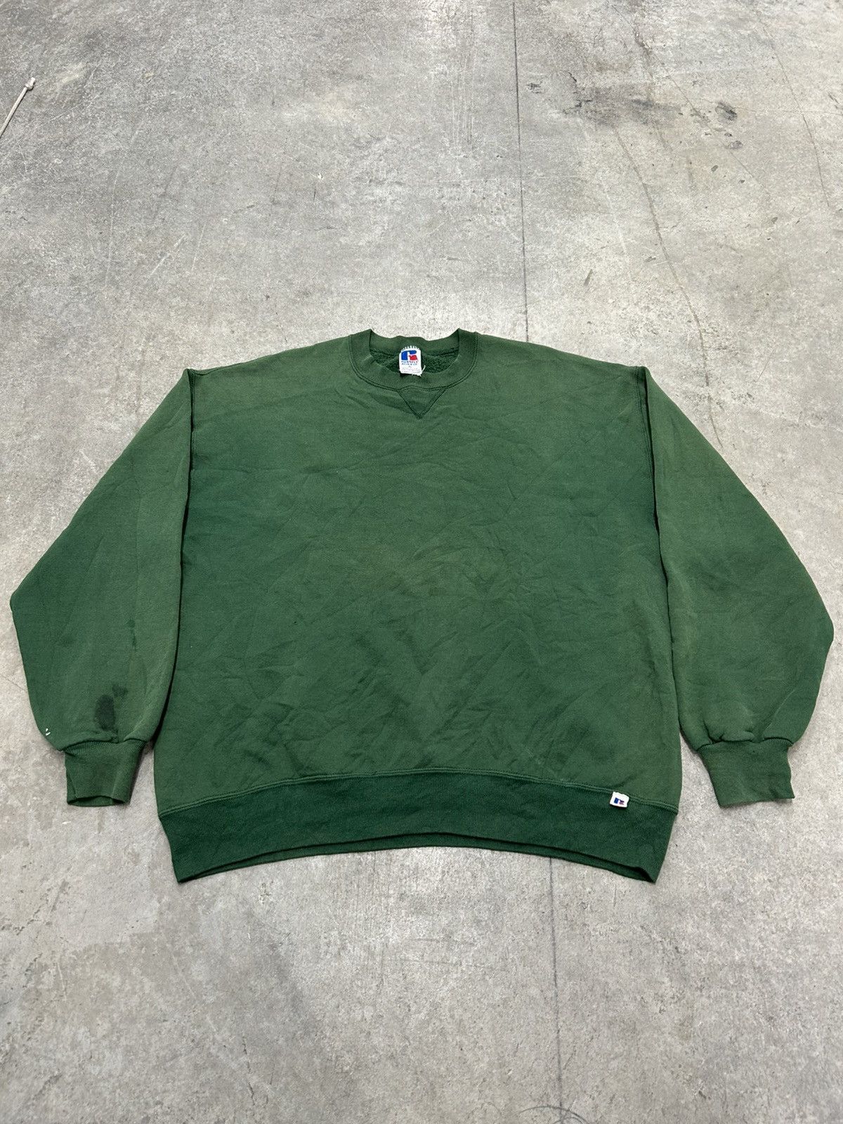 Russell Athletic Vintage Russell athletic sweatshirt green Size US XL / EU 56 / 4 - 1 Thumbnail