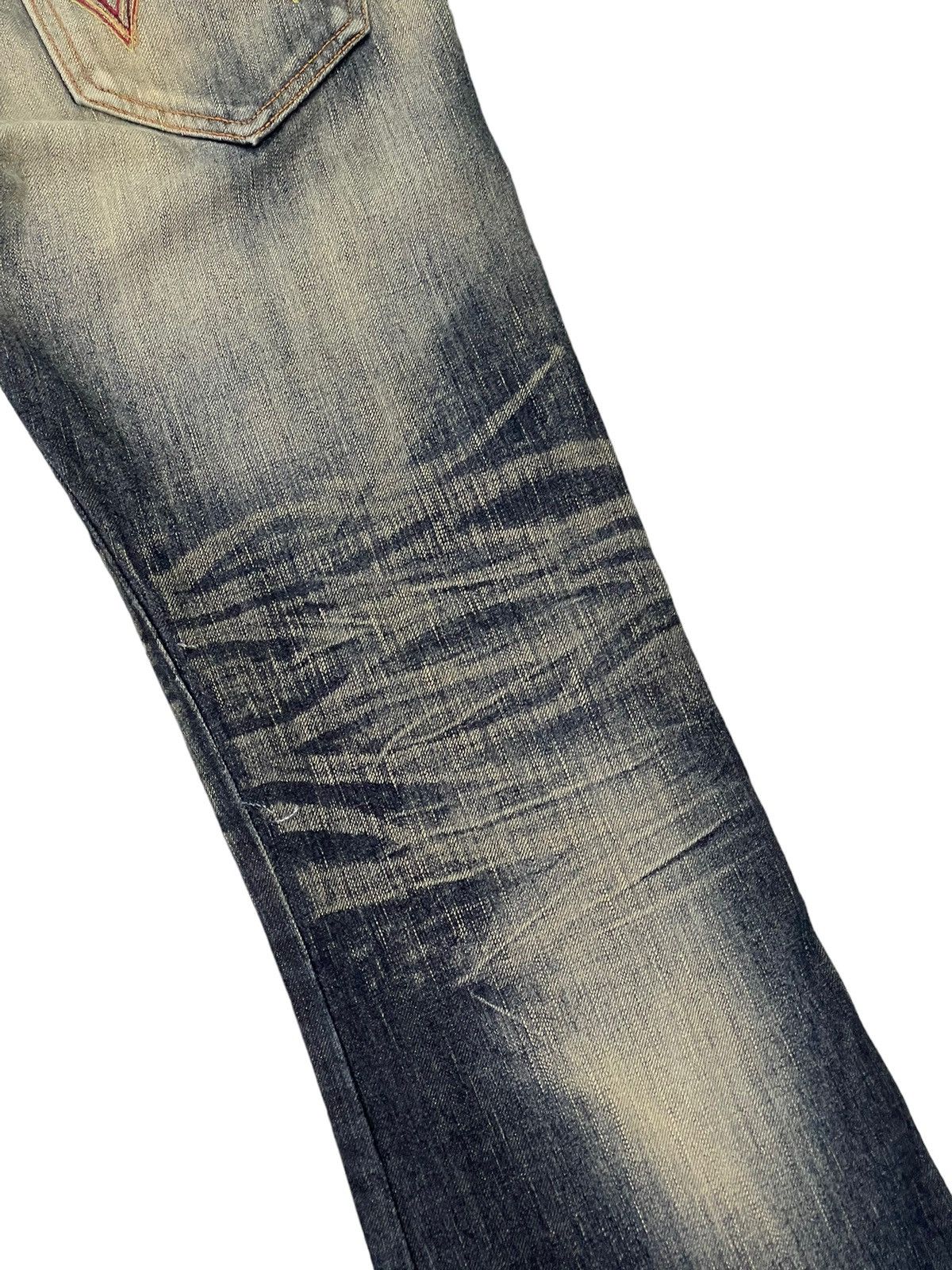 Edwin Flare Jeans Edwin Japan Mud Wash Distress Boot Cut 7🟦8 Size US 32 / EU 48 - 17 Thumbnail