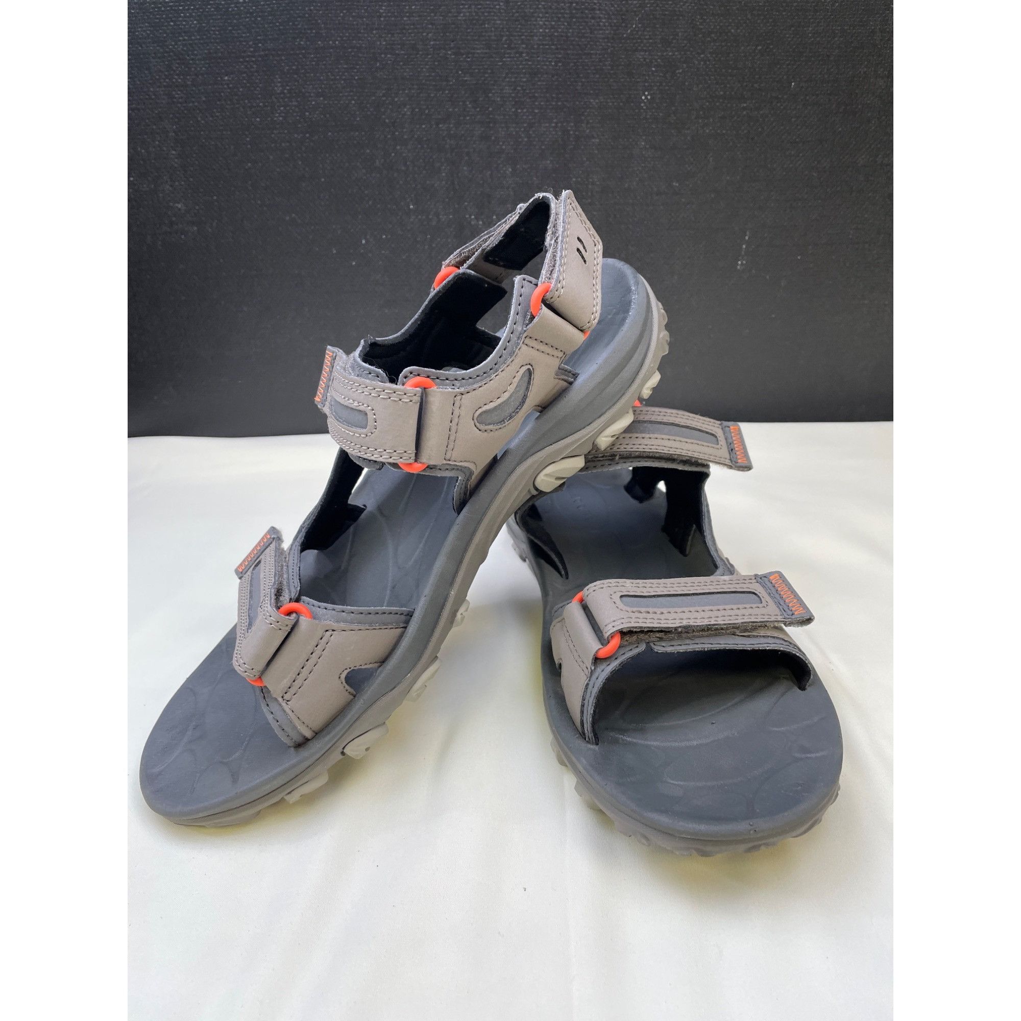 Merrell Merrell Men's Gray/Tan Strap Sandals / Shoes Size 10 SKU 577 Size US 10 / EU 43 - 2 Thumbnail
