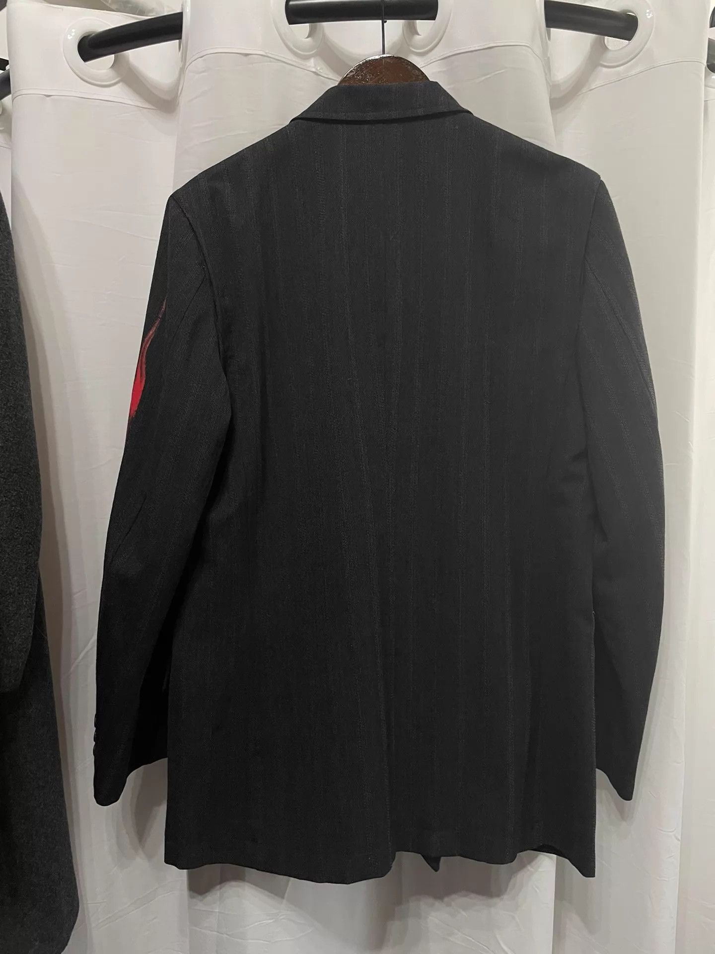 Comme des Garcons Comme des Garçons HOMME HOMME Red Painted Casual Blazer S Size US S / EU 44-46 / 1 - 2 Thumbnail