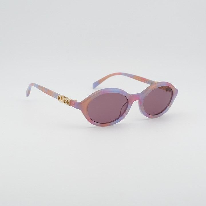 Gucci Gucci GG2153S 005 Women Sunglasses Pink Havana Oval Frame Size ONE SIZE - 1 Thumbnail