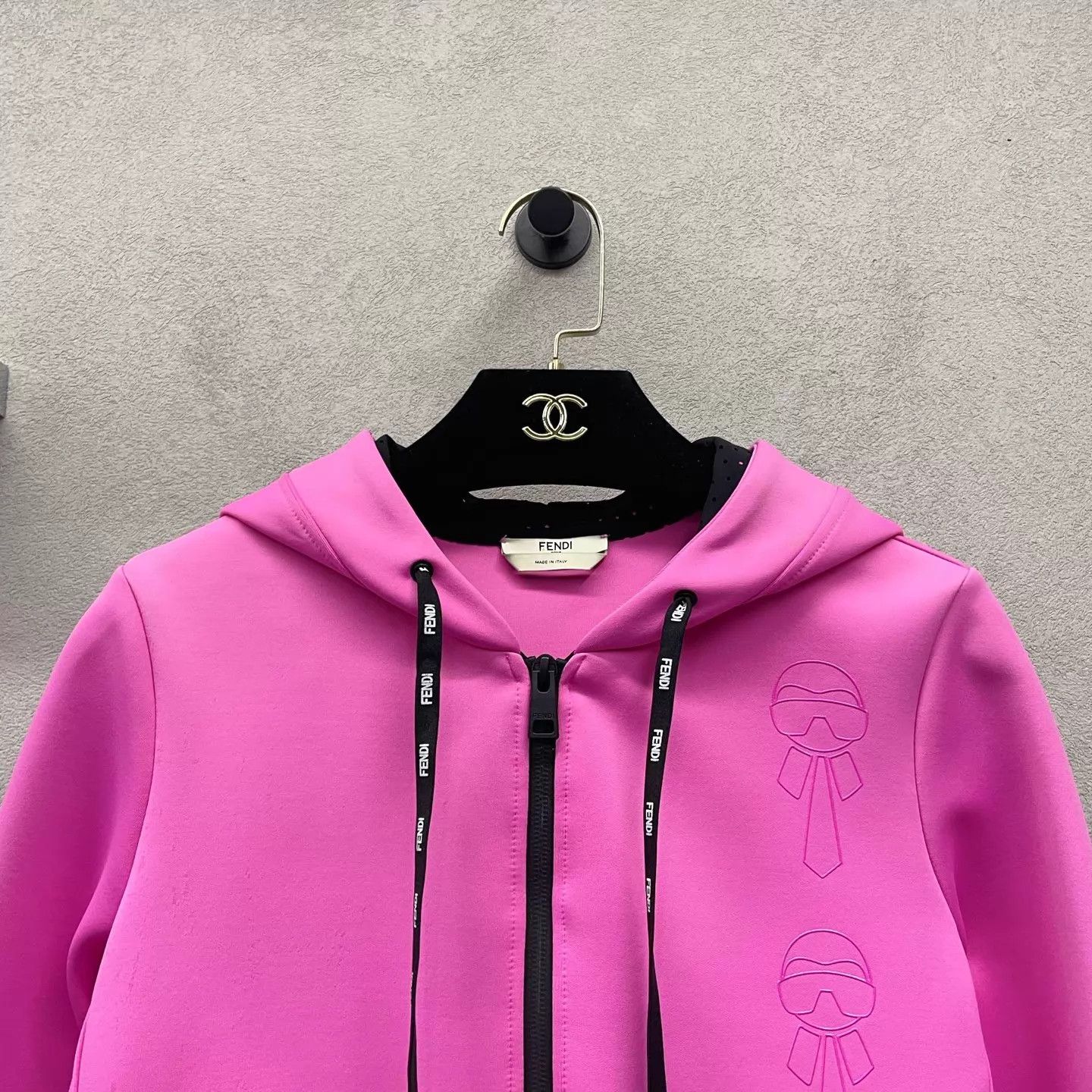 Fendi Fendi women's pink-purple hooded jacket Size XS / US 0-2 / IT 36-38 - 4 Thumbnail