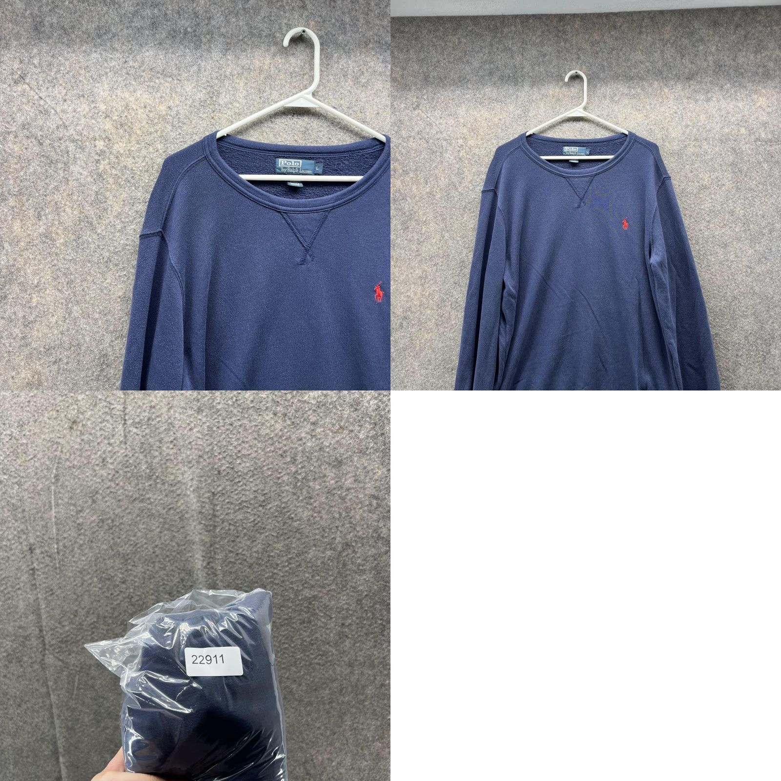 Polo Ralph Lauren VINTAGE Polo Ralph Lauren Sweater Men Large Adult Blue Pullover Crewneck Fleece Pony Size US L / EU 52-54 / 3 - 9 Thumbnail