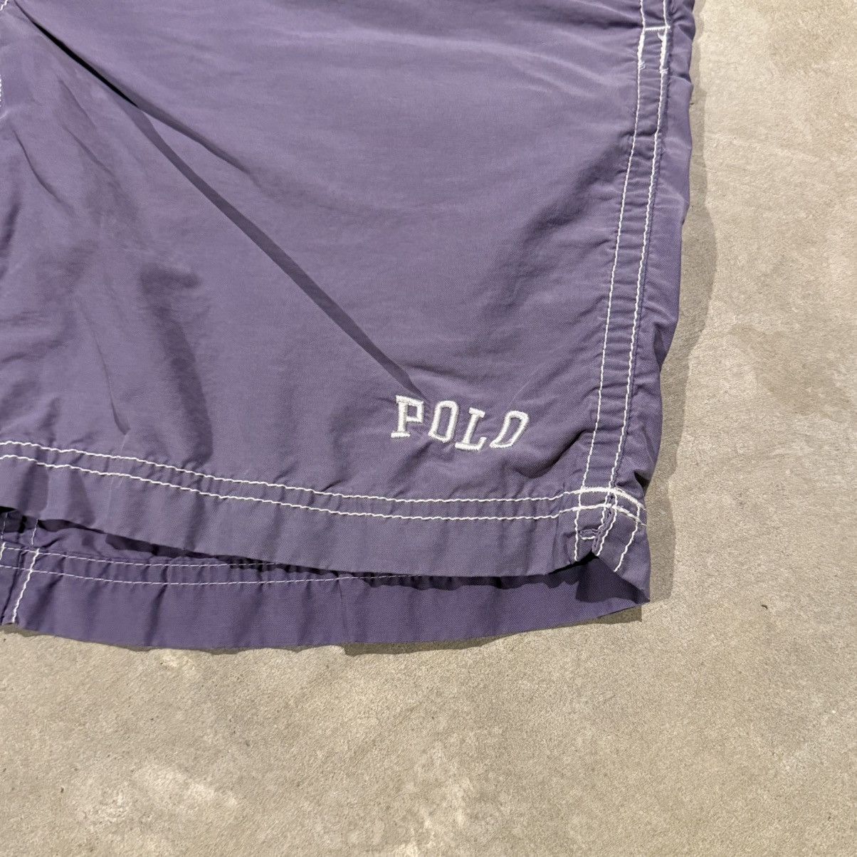 Polo Ralph Lauren 1990s Polo Sport Faded Arc Logo Board Shorts ERD Grunge Size US 38 / EU 54 - 3 Thumbnail