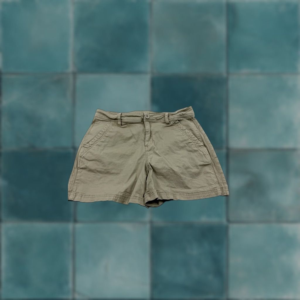 Eddie Bauer Eddie Bauer Shorts Womens 10 Khaki Beige Casual Stretch Chino Summer Pockets Size 32" / US 10 / IT 46 - 1 Thumbnail