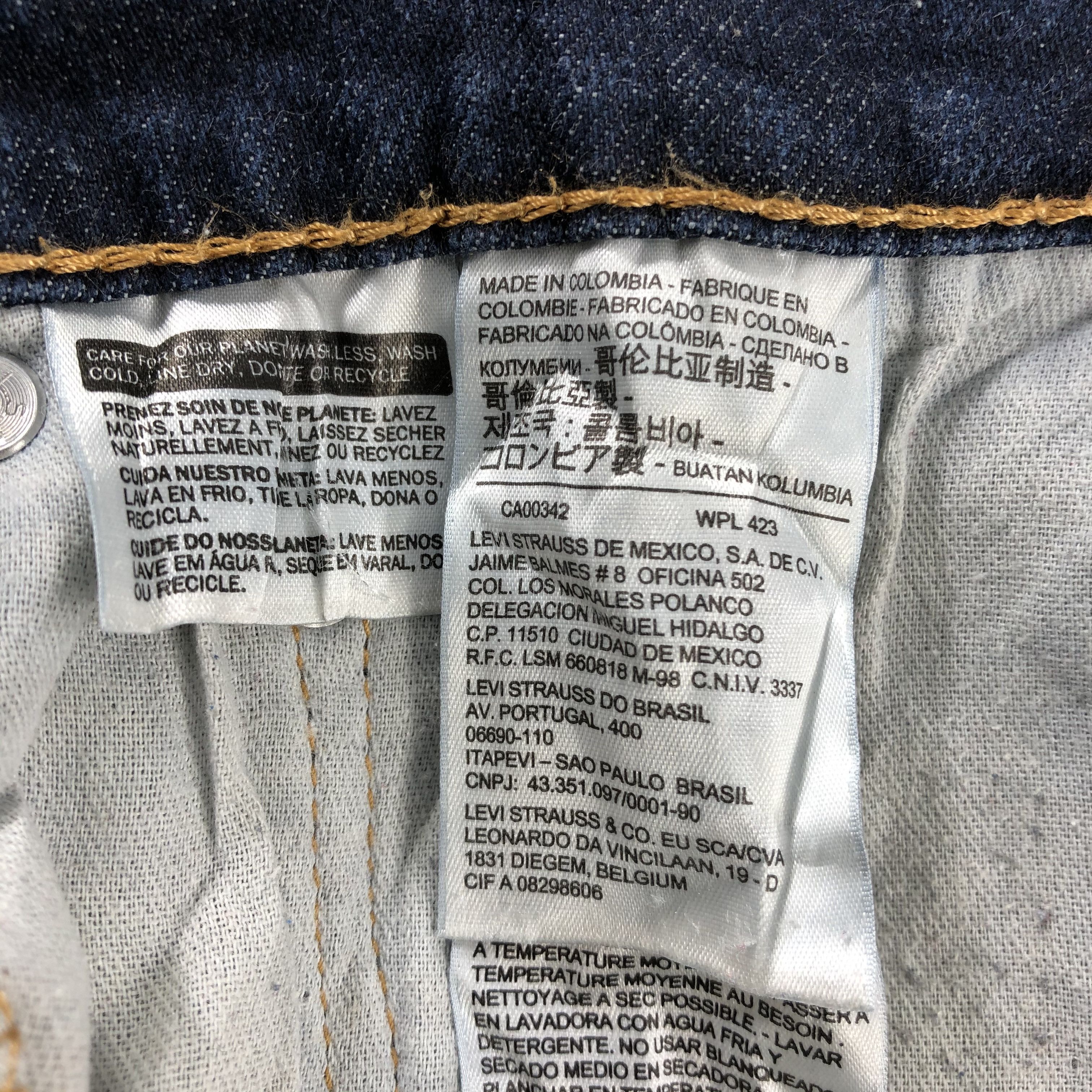 Levi's Vintage Faded Black Levis 514 Jeans-J2610 Size US 36 / EU 52 - 12 Thumbnail