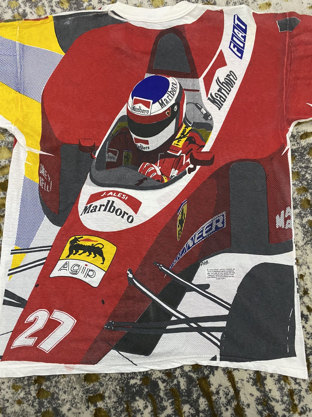 Ferrari × Marlboro × Vintage SUPER RARE VINTAGE FIAT FERRARI LEGENDARY FORMULA 1 J-ALESI Size US XL / EU 56 / 4 - 4 Thumbnail
