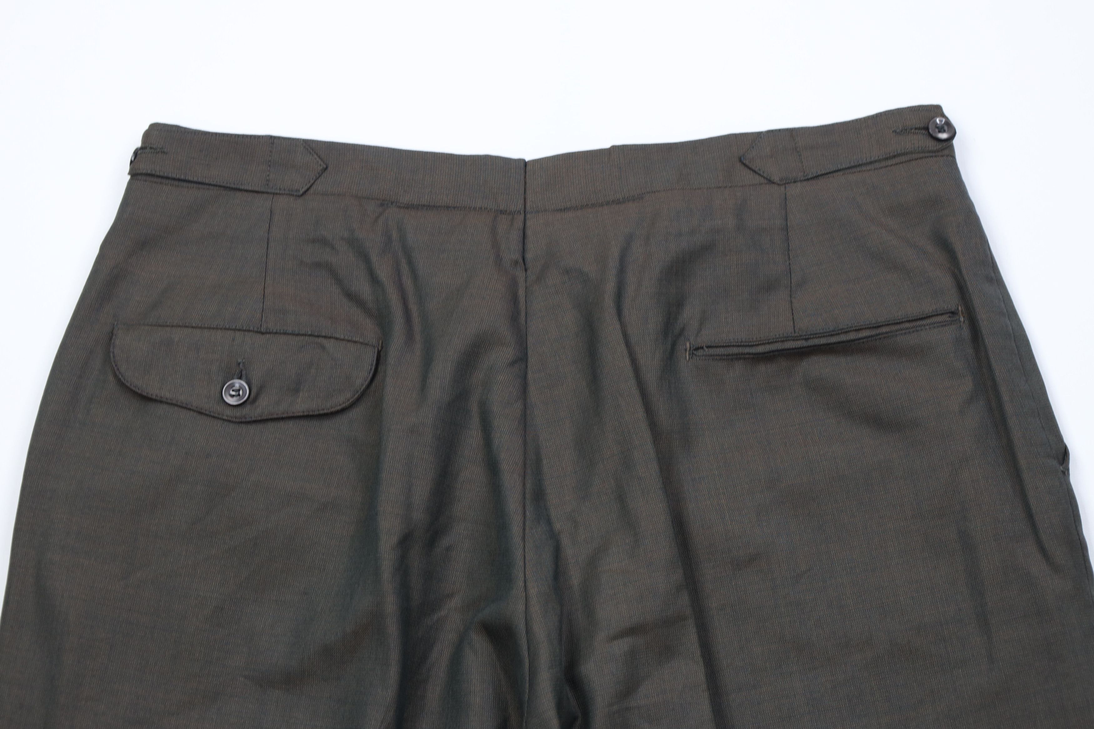 Vintage Vintage 50s Hollywood Regency Knit Chromatic Chino Pants Size US 34 / EU 50 - 11 Thumbnail