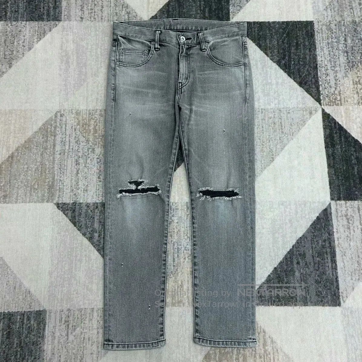 Neighborhood NEIGHBORHOOD 19SS Ripped Washed Jeans. Size US 31 - 1 Thumbnail