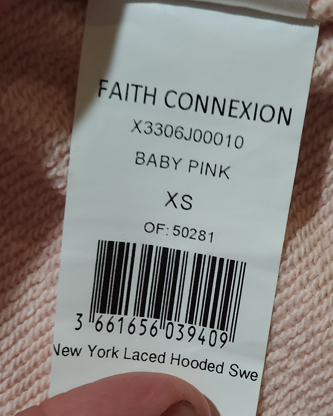Faith Connexion New York Lace Zip Up Hoodie Size US XS / EU 42 / 0 - 5 Thumbnail