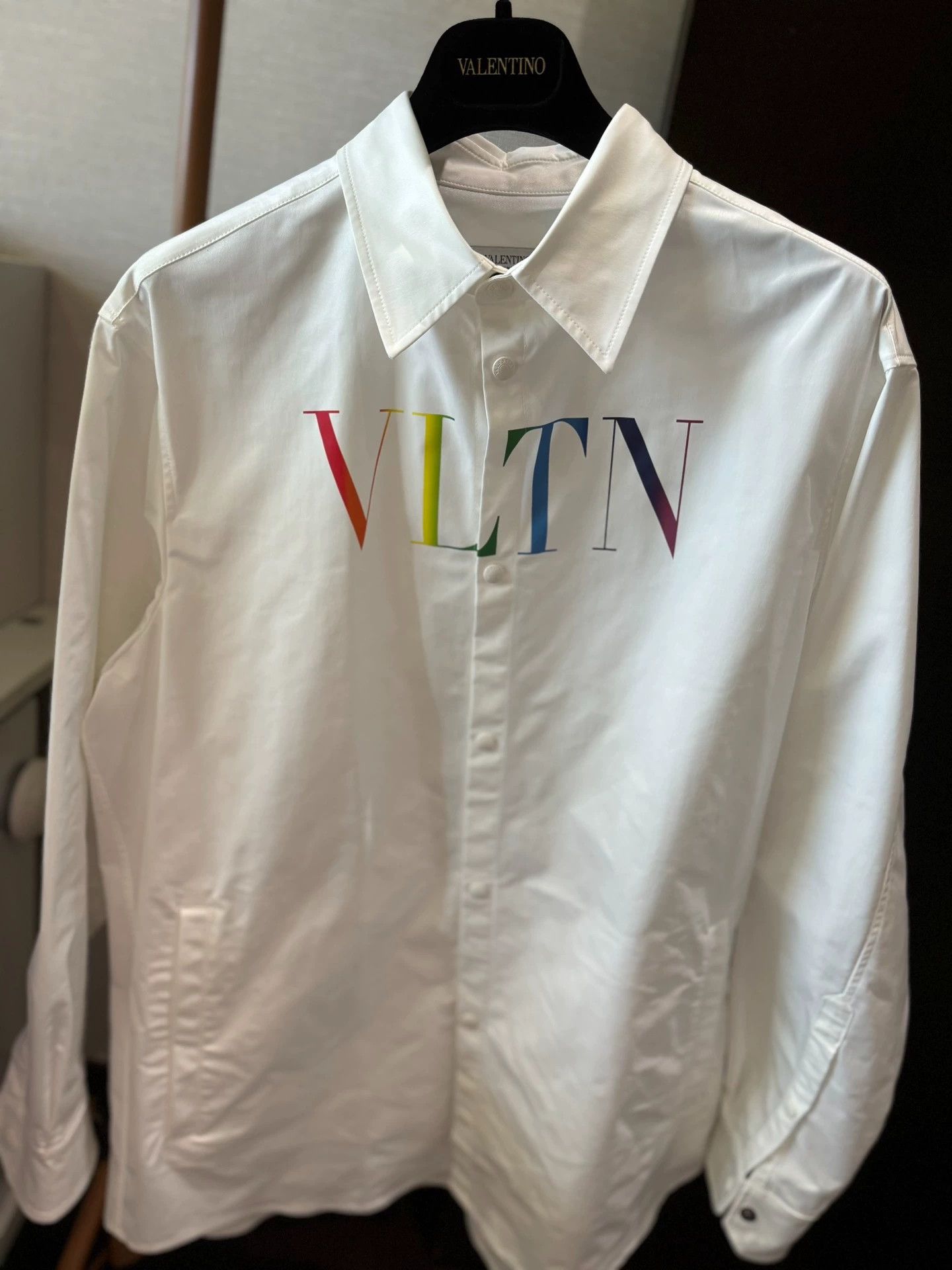 Valentino Valentino VLTN Logo Shirt - dmc Size US M / EU 48-50 / 2 - 1 Thumbnail