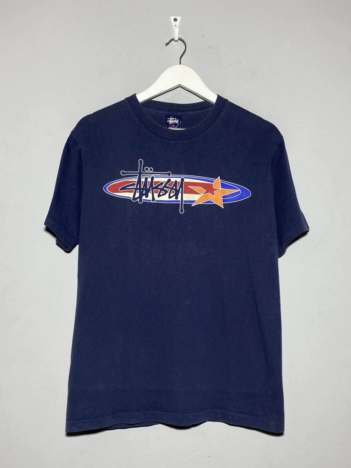 Stussy Stussy made in USA single stitch vintage 90s rare t-shirt Size US M / EU 48-50 / 2 - 1 Thumbnail