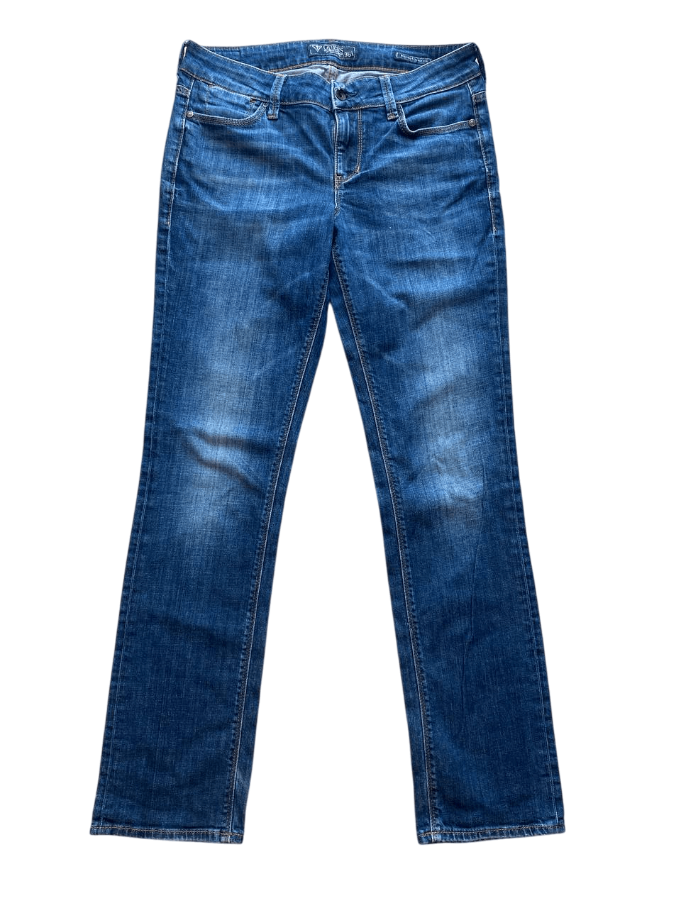 Guess Guess 1981 Logo Denim Jeans Nicole Cigarette Size 29 Size 29" - 1 Thumbnail