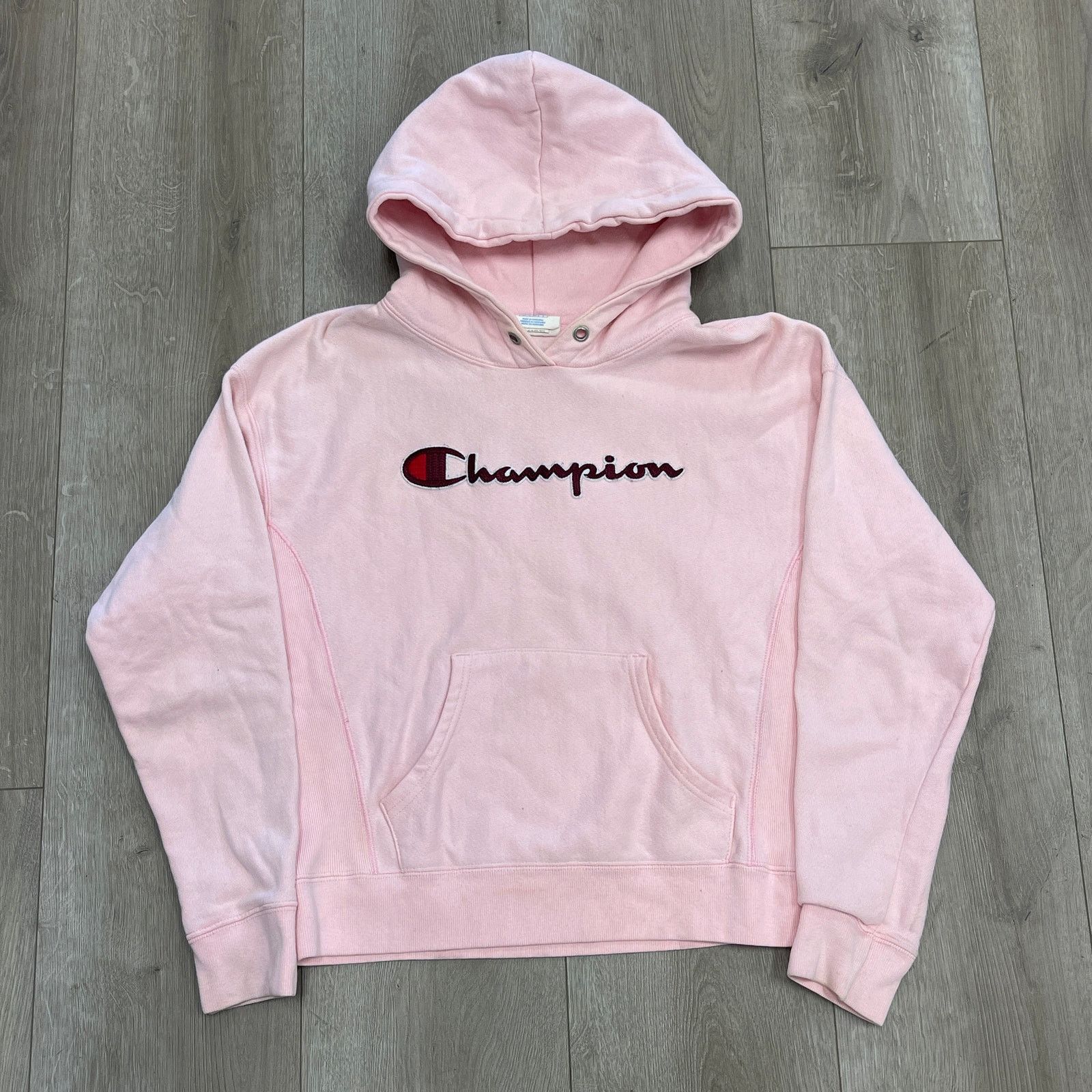 Champion Champion Pink Sweater Pullover Hoodie Size Small S B15 Size S / US 4 / IT 40 - 1 Thumbnail