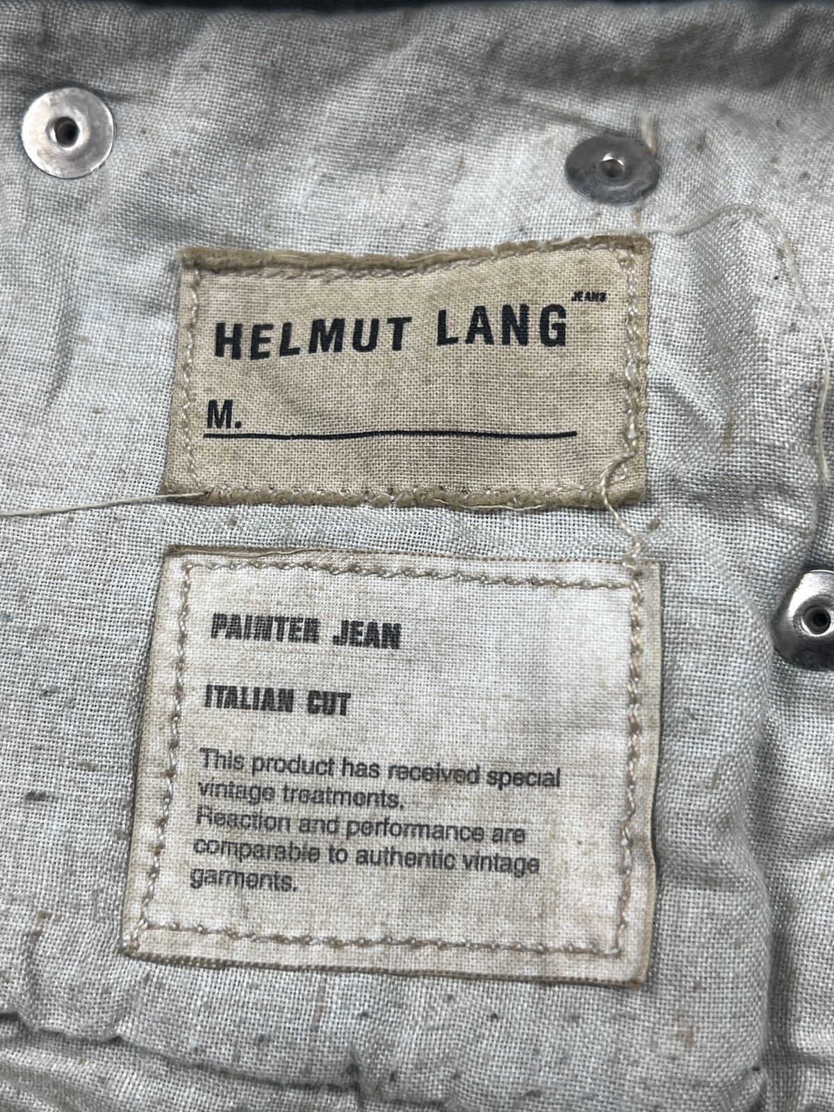 Helmut Lang Archive 1998 Helmut Lang Italian Cut Painter Jeans Size US 30 / EU 46 - 18 Thumbnail