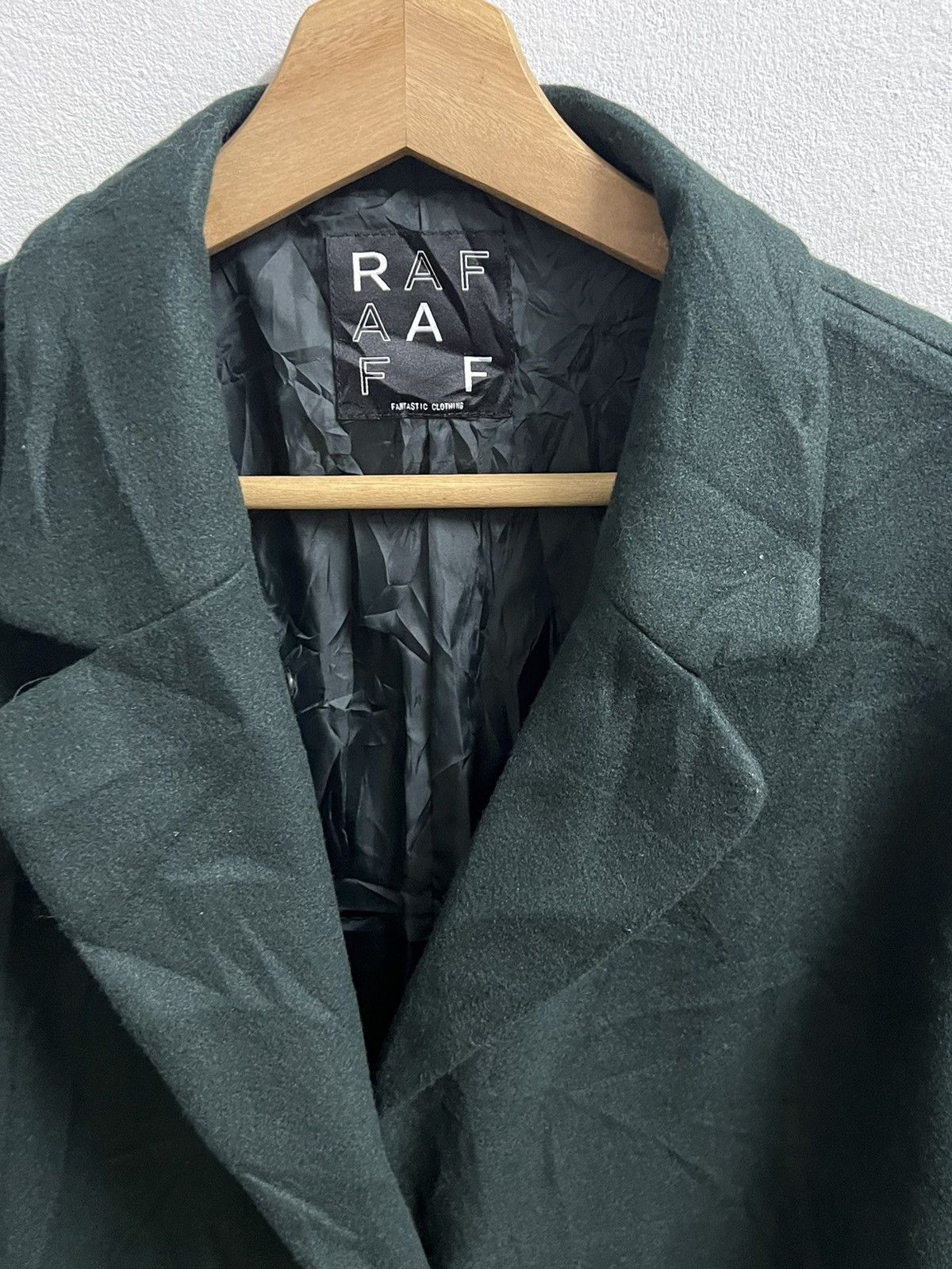 Raf by Raf Simons × Vintage RAF Outerwear Light Jackets Green soft wool Size US L / EU 52-54 / 3 - 2 Thumbnail