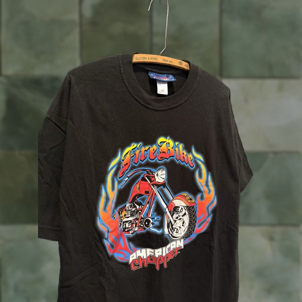 Vintage VINTAGE American Choppers Black Tee Shirt Motorcycle XL Men’s Short Sleeve T-Shirt Mens Regular Size XL Black 9/10 Condition Size US XL / EU 56 / 4 - 1 Thumbnail
