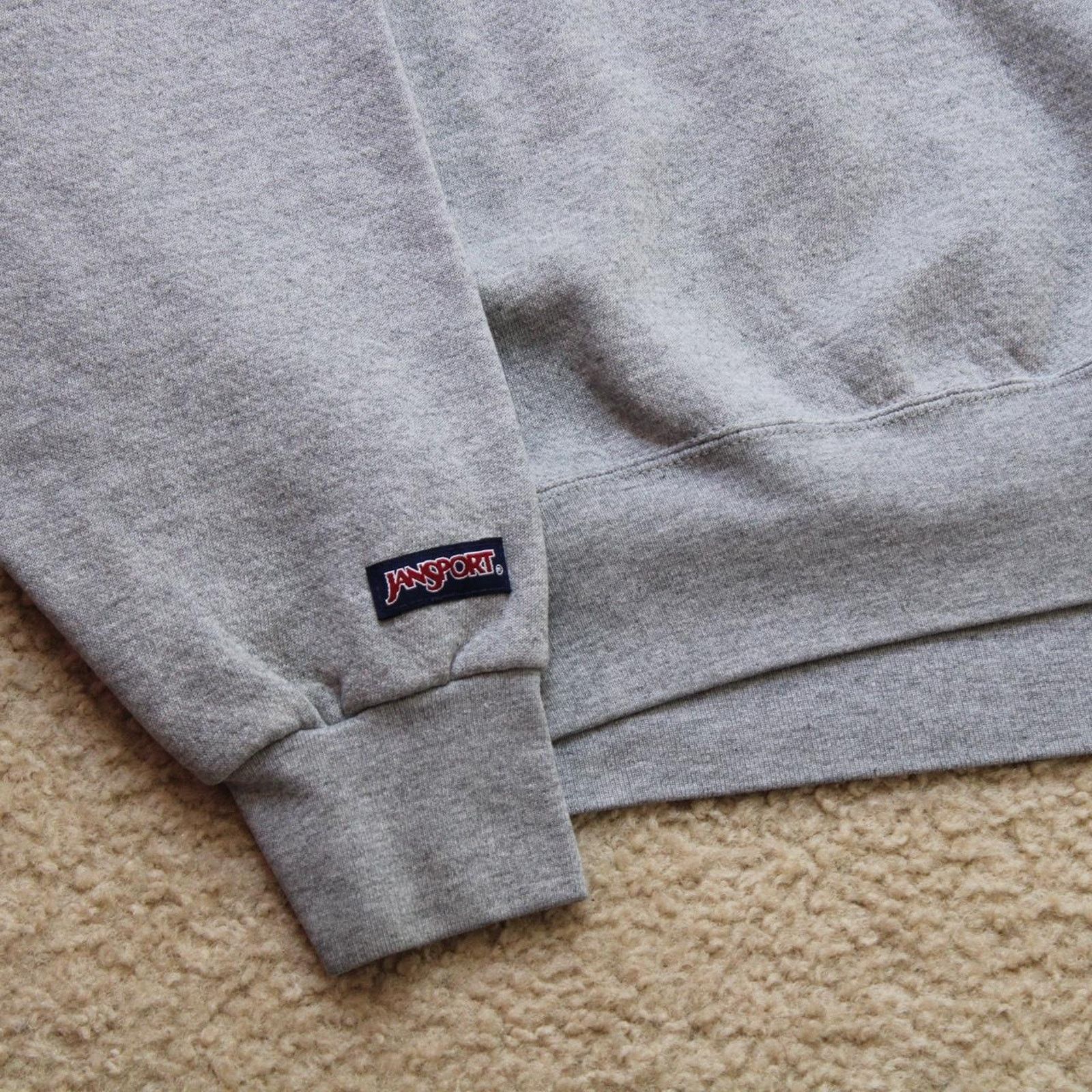 Jansport Gray Vintage 90’s Jansport Sweatshirt Size US XL / EU 56 / 4 - 5 Thumbnail