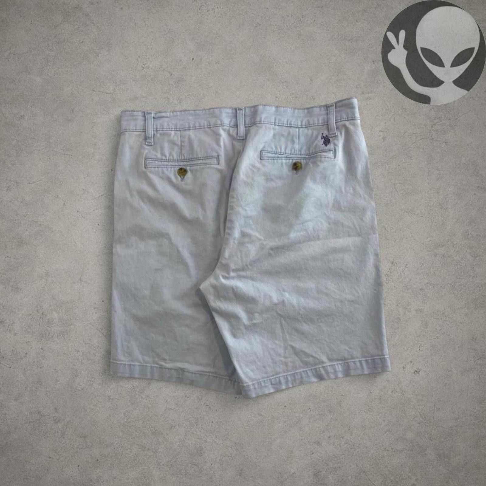 U.S. Polo Assn. U.S. Polo Assn. Men's Chino Shorts 34 Light Blue Casual Size US 34 / EU 50 - 2 Thumbnail