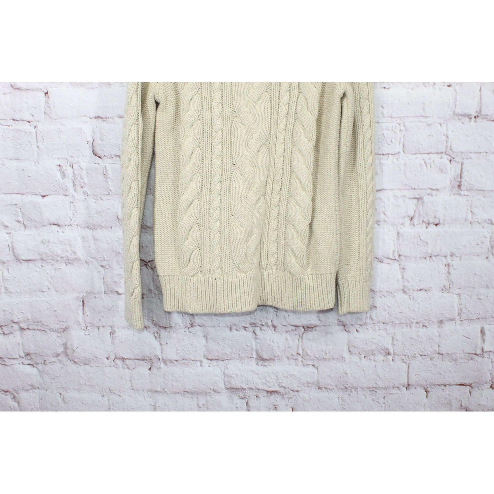 L.L. Bean LL Bean Women's Double L Mixed Cable Sweater Funnelneck Size S / US 4 / IT 40 - 5 Thumbnail