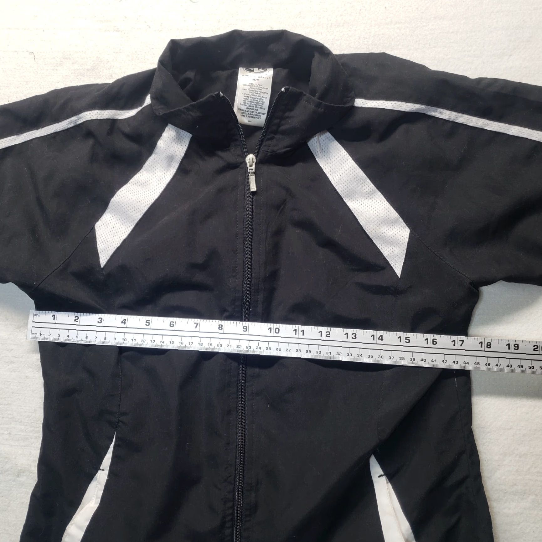 Athletic Works Athletic Works Black Full Zip Jacket Adult Women's Size M Medium Shirt Womens Jacket Black M Size M / US 6-8 / IT 42-44 - 4 Thumbnail