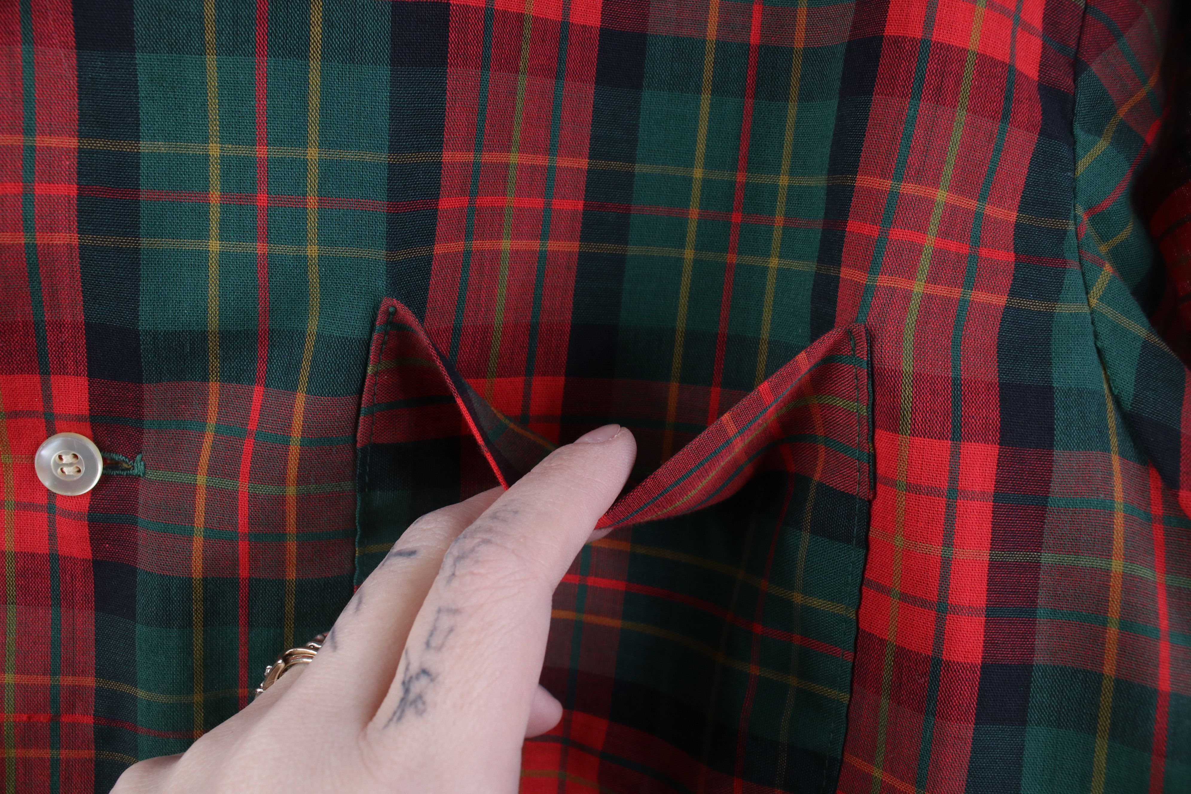 Vintage Vintage 50s Rockabilly Short Sleeve Button Shirt Plaid USA Size US M / EU 48-50 / 2 - 4 Thumbnail