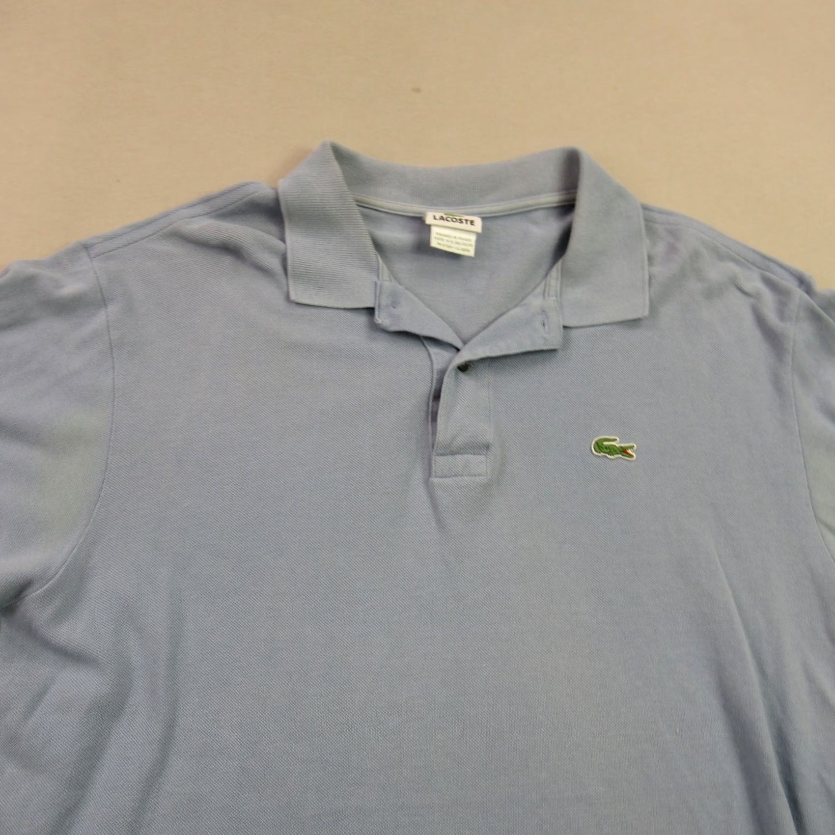 Lacoste Lacoste Shirt Mens Polo Golf Outdoors Lightweight Short Sleeve Blue 6 Regular Size Cotton Blend Logo Easy Care Casual Polo Size US S / EU 44-46 / 1 - 3 Thumbnail