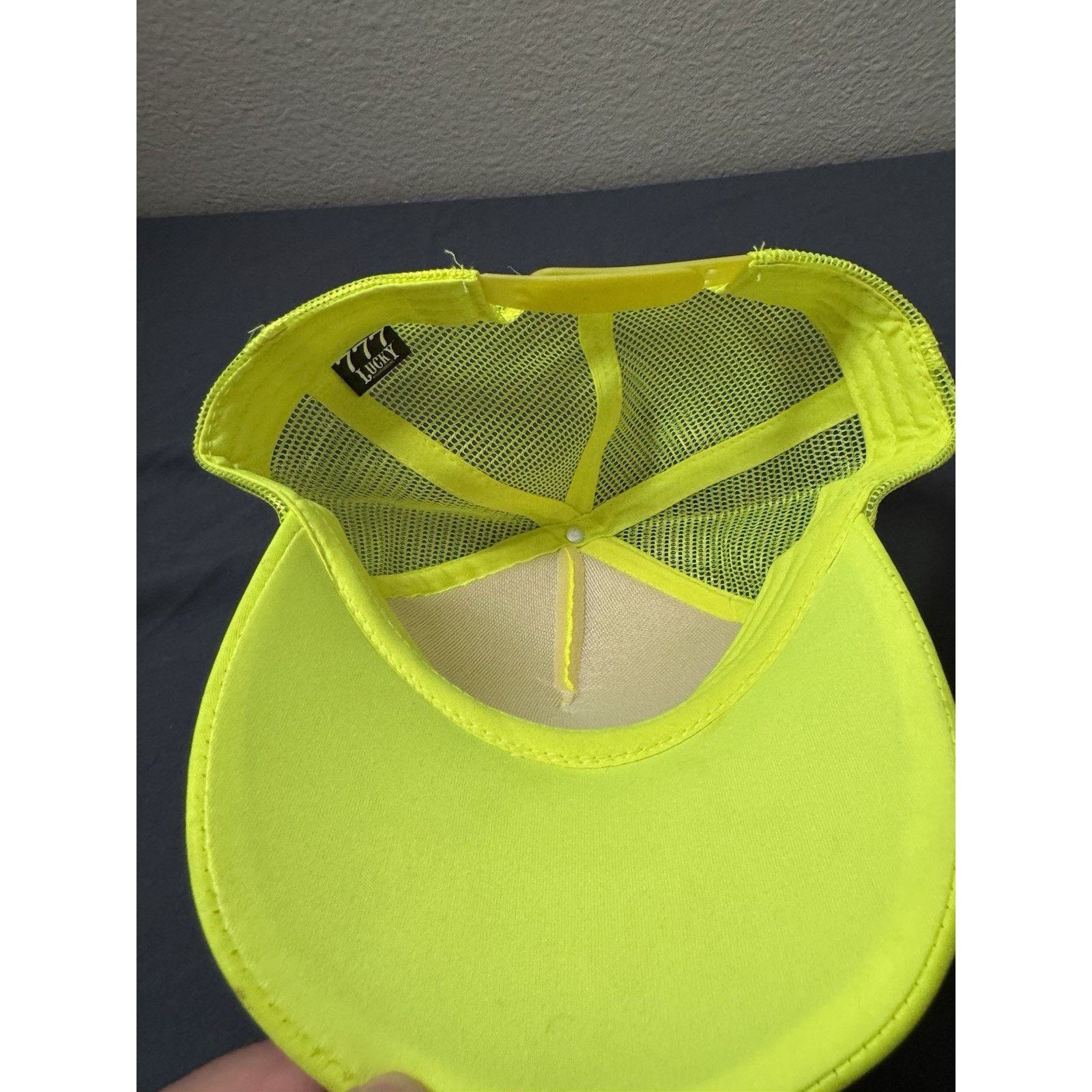Other Neon Yellow Vintage South Padre Island Fishing Trucker Hat Size ONE SIZE - 5 Thumbnail